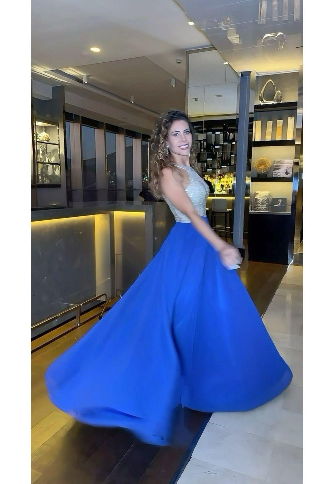 VESTIDO LARGO L773 AZUL-2