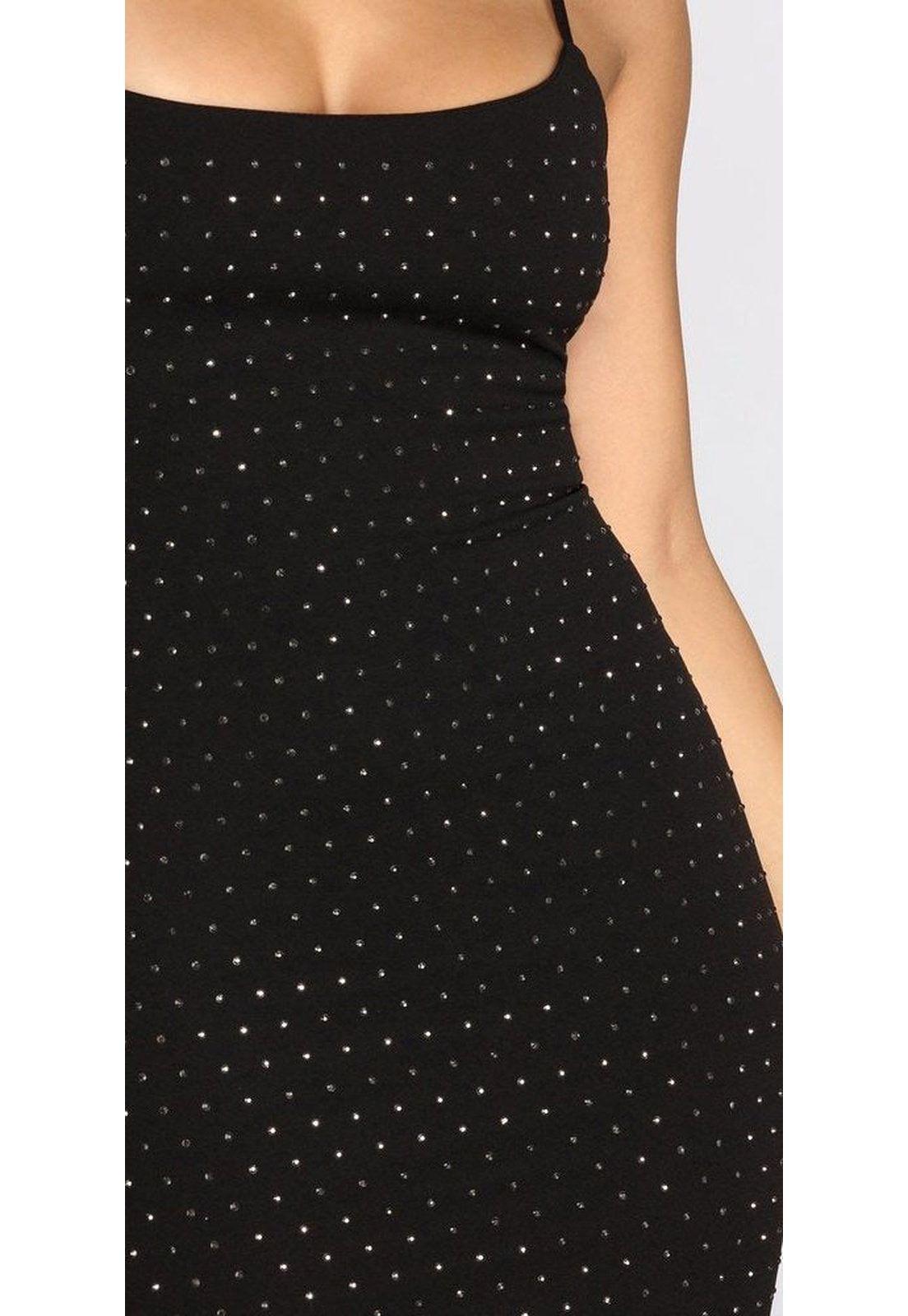 VESTIDO CORTO C3454 NEGRO-2