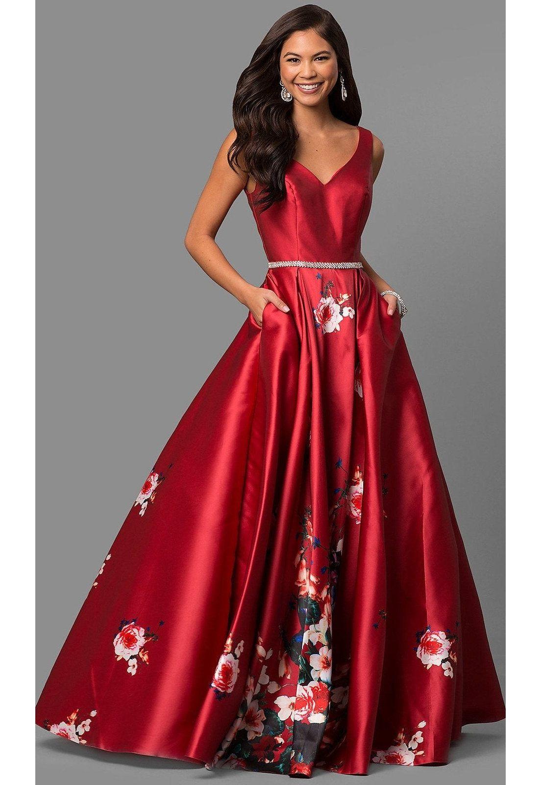 VESTIDO LARGO L9920 BURDEO-3