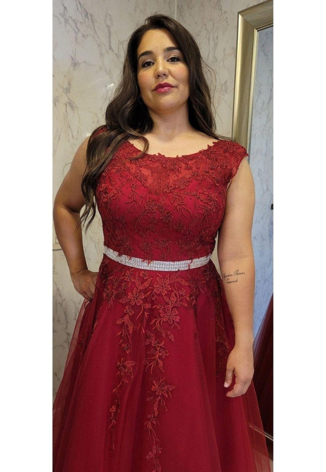 VESTIDO DE FIESTA LARGO L4245 BURDEO-4
