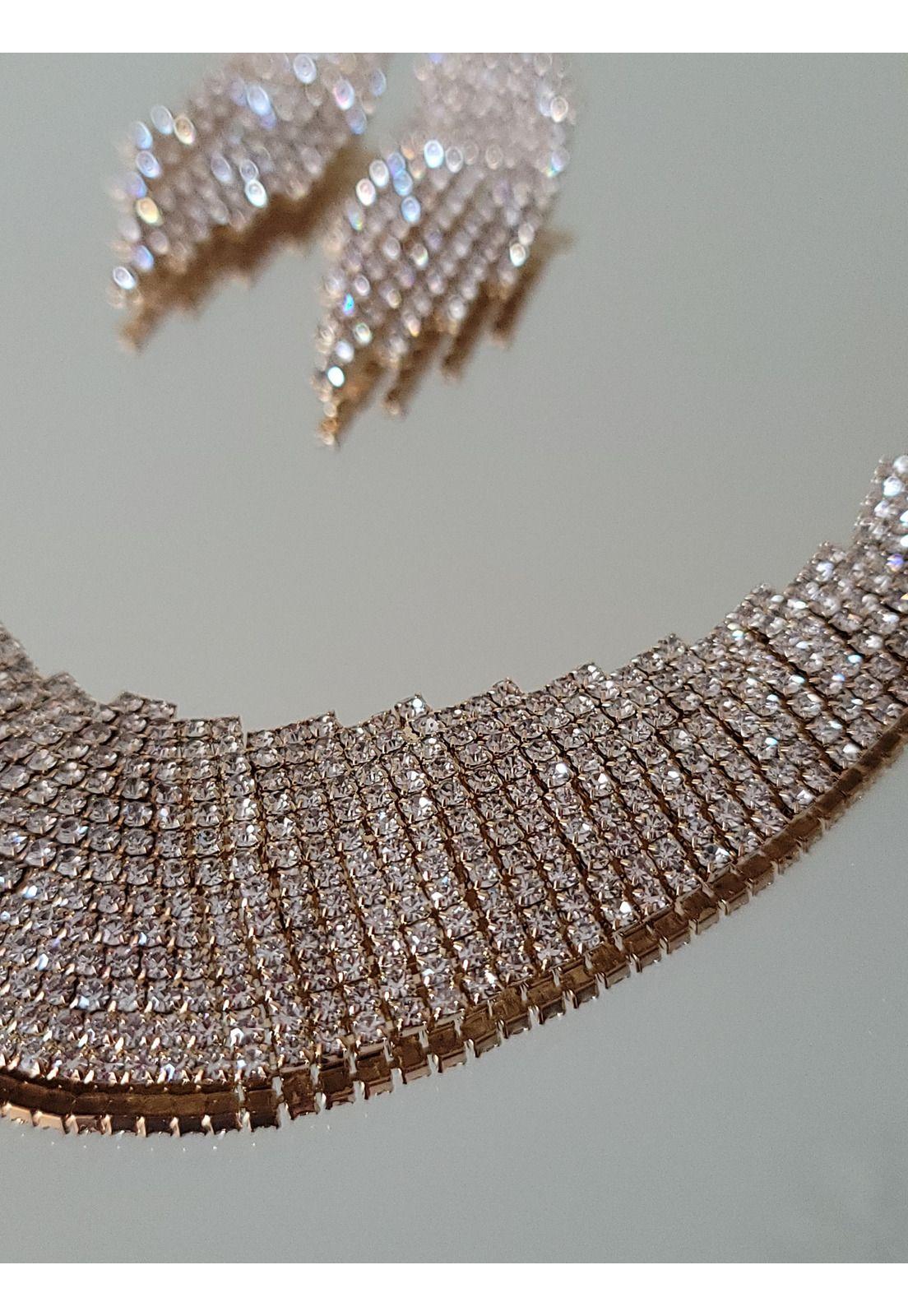 CONJUNTO ARO Y COLLAR CJ10D DORADO-3