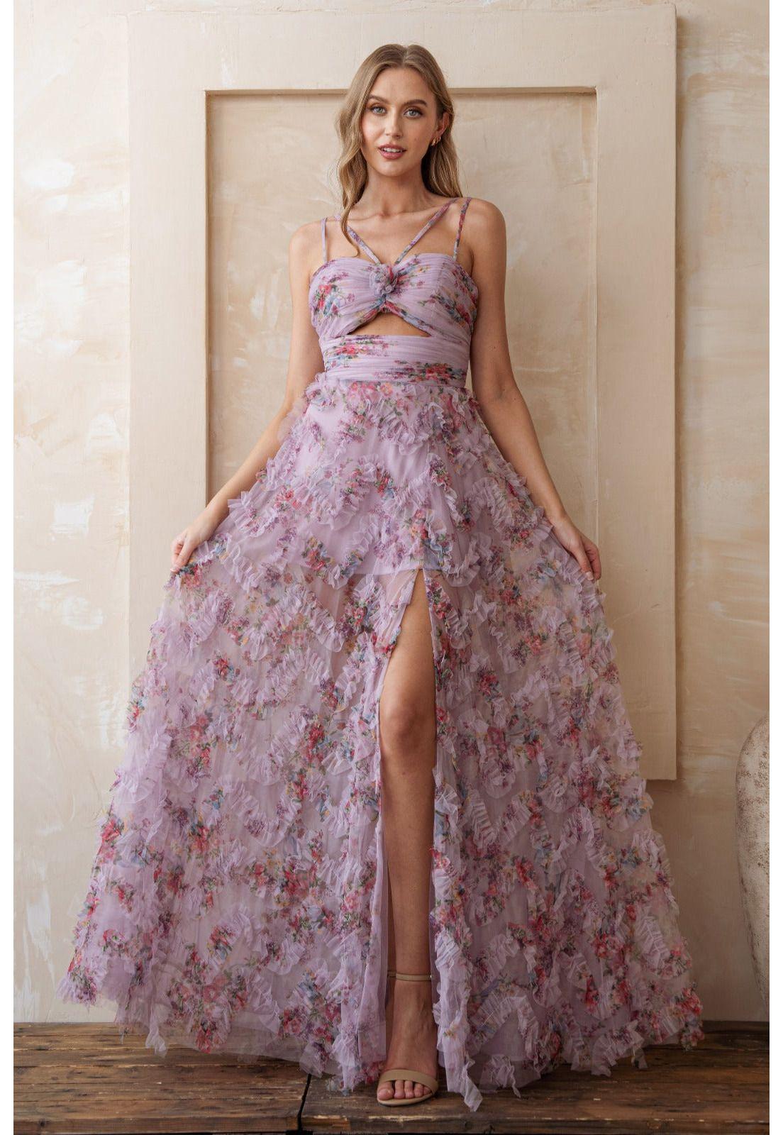 VESTIDO LARGO LAVANDA-0