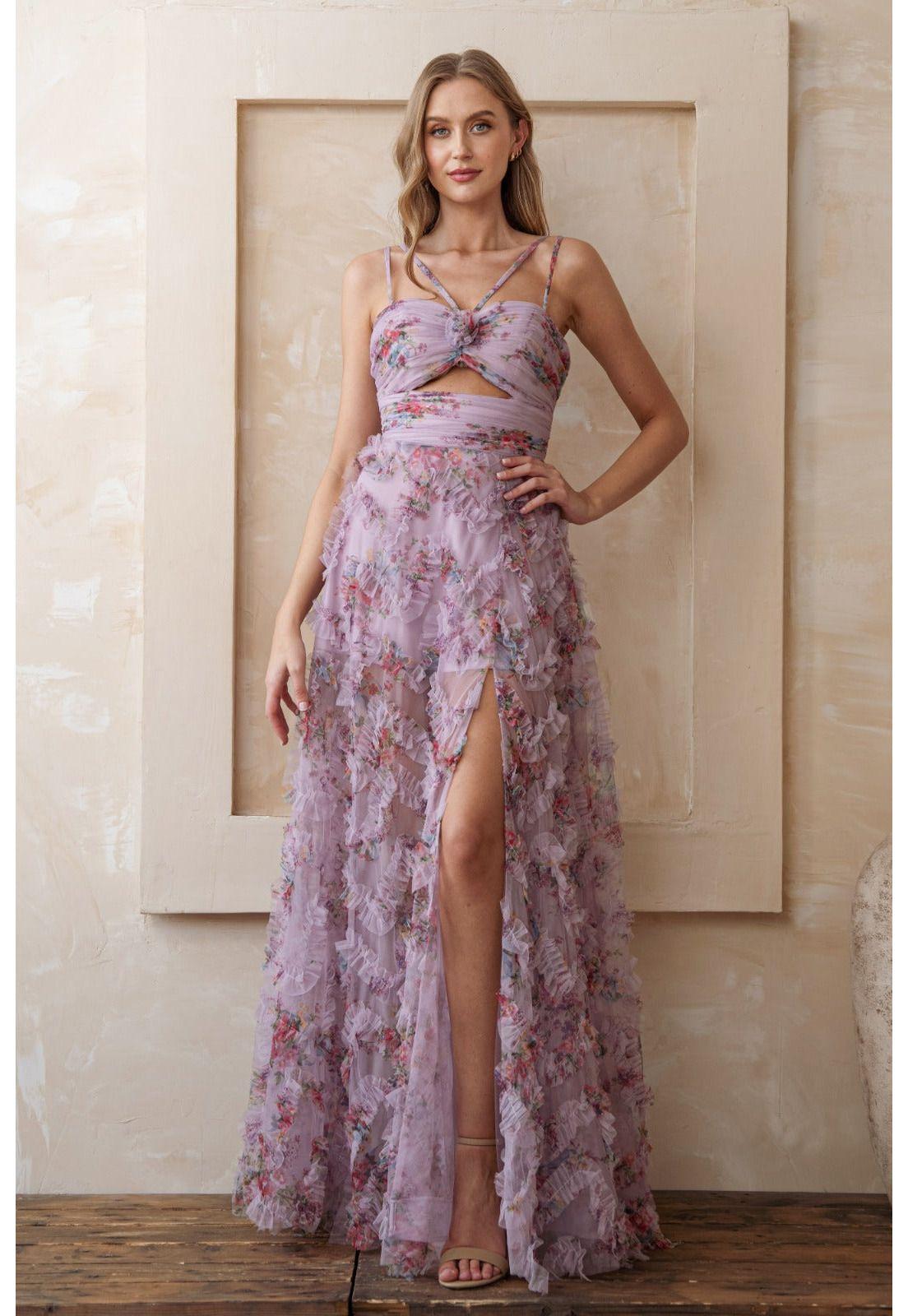 VESTIDO LARGO LAVANDA-1