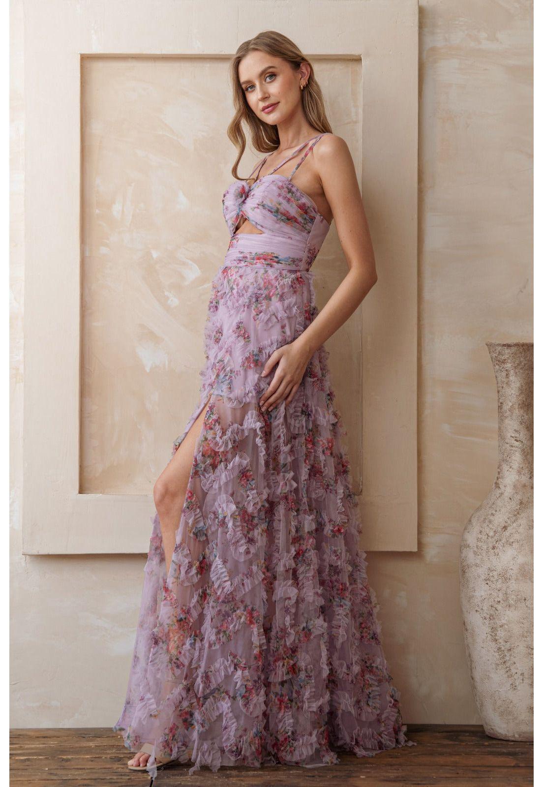 VESTIDO LARGO LAVANDA-2