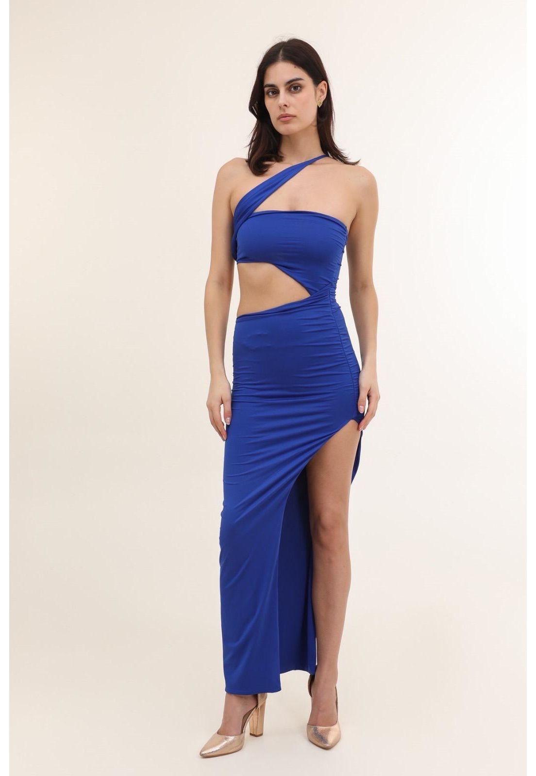 VESTIDO DE FIESTA L858069 AZUL REY-2