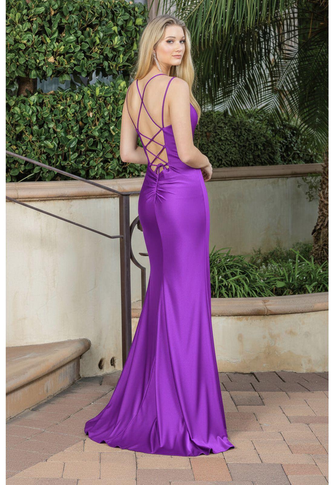 VESTIDO LARGO SPLIT VIOLETA-2