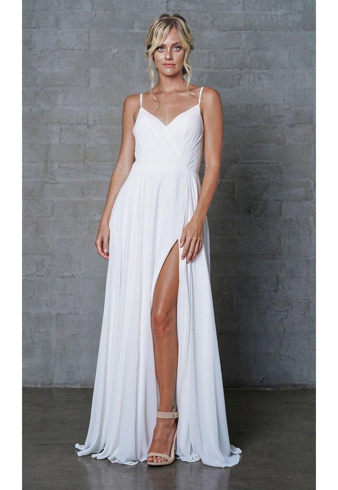 VESTIDO LARGO L477 BLANCO-2