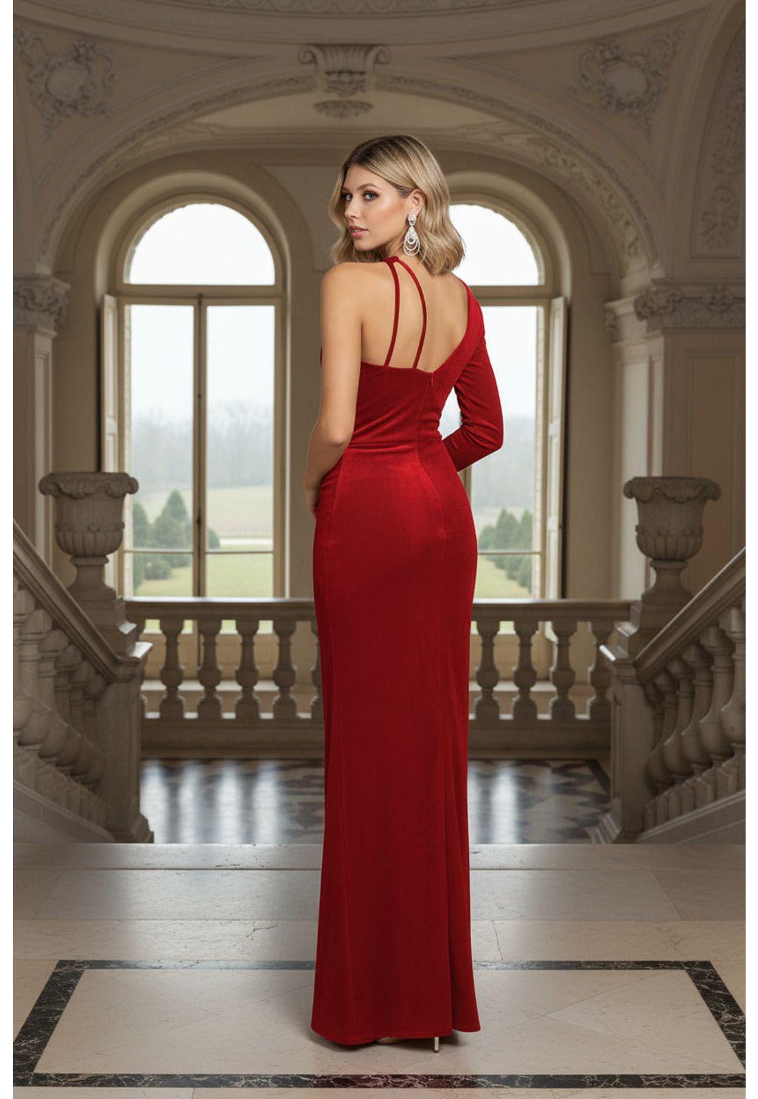 VESTIDO LARGO SWEET VELVET-1