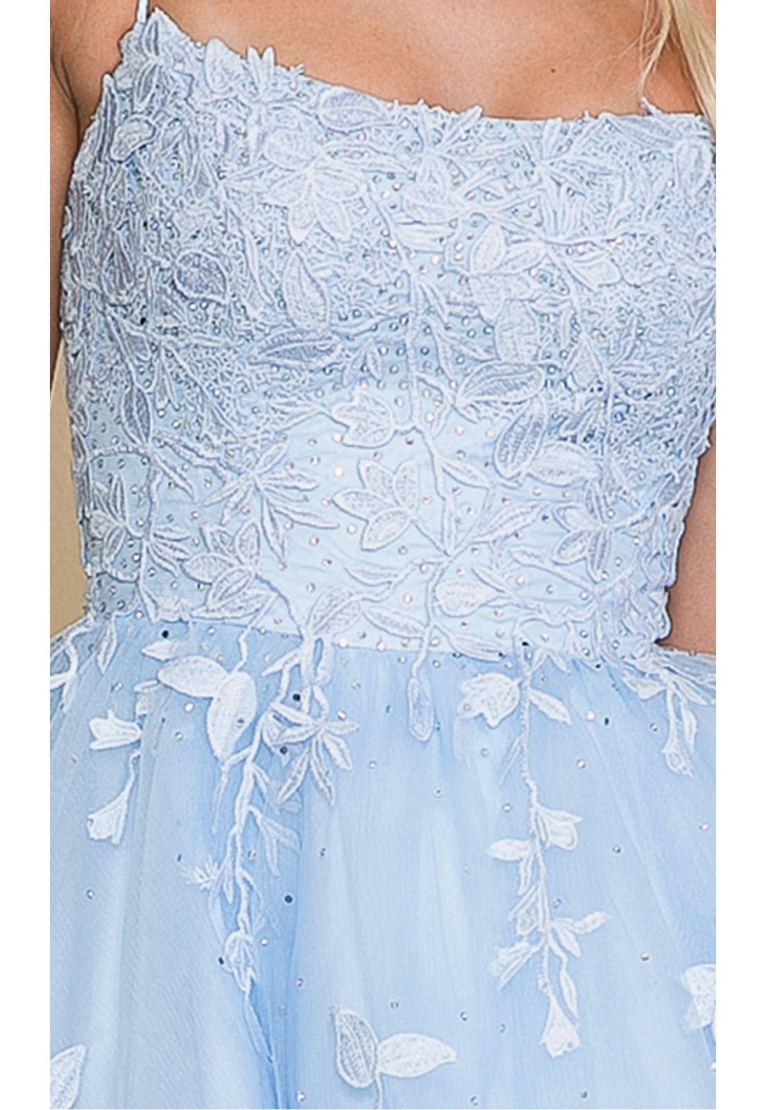 VESTIDO CORTO C7013 CELESTE-3