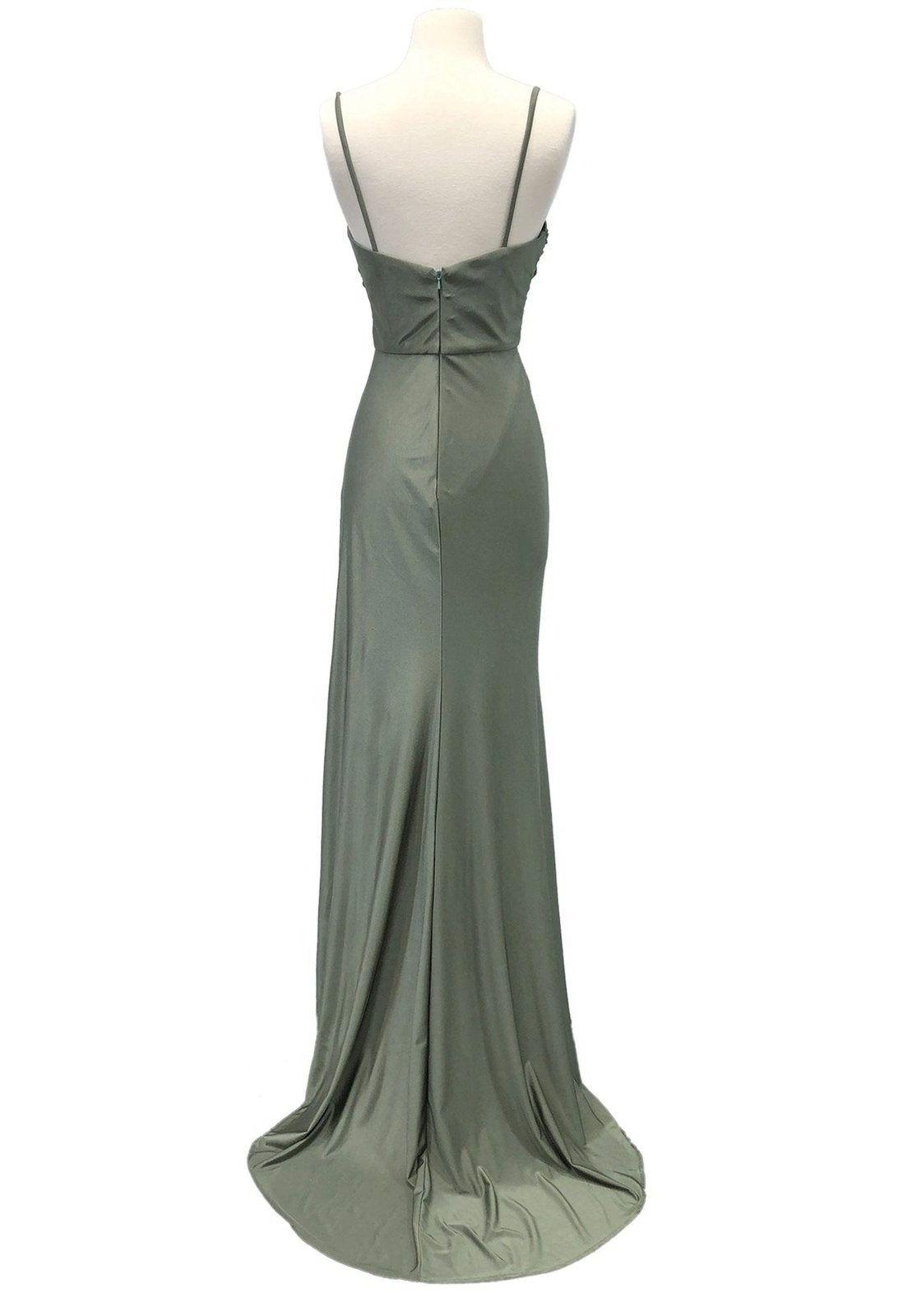 VESTIDO DE FIESTA L4288 OLIVO-1