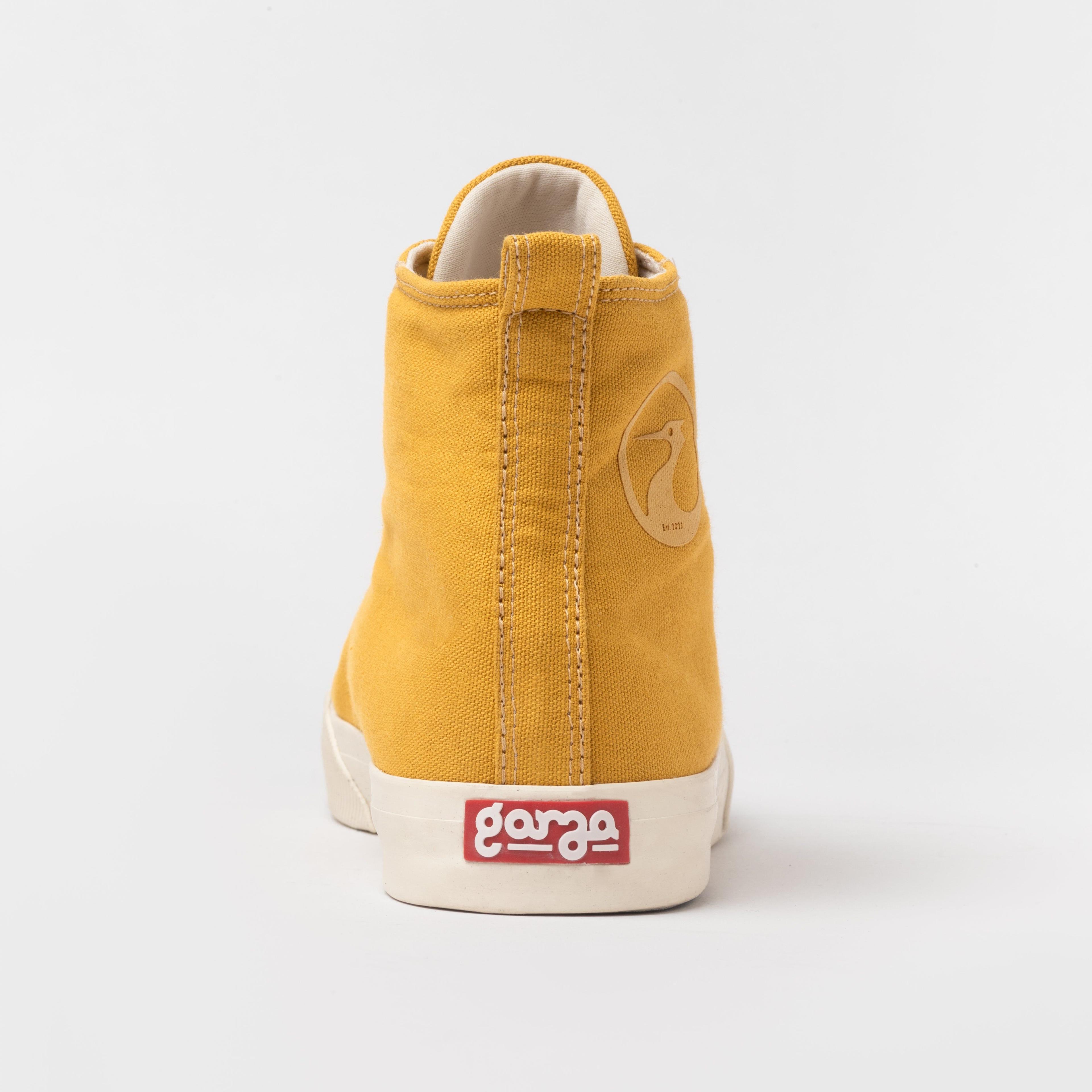 Zapatilla Urbana Unisex Garza Berna High Mostaza-2