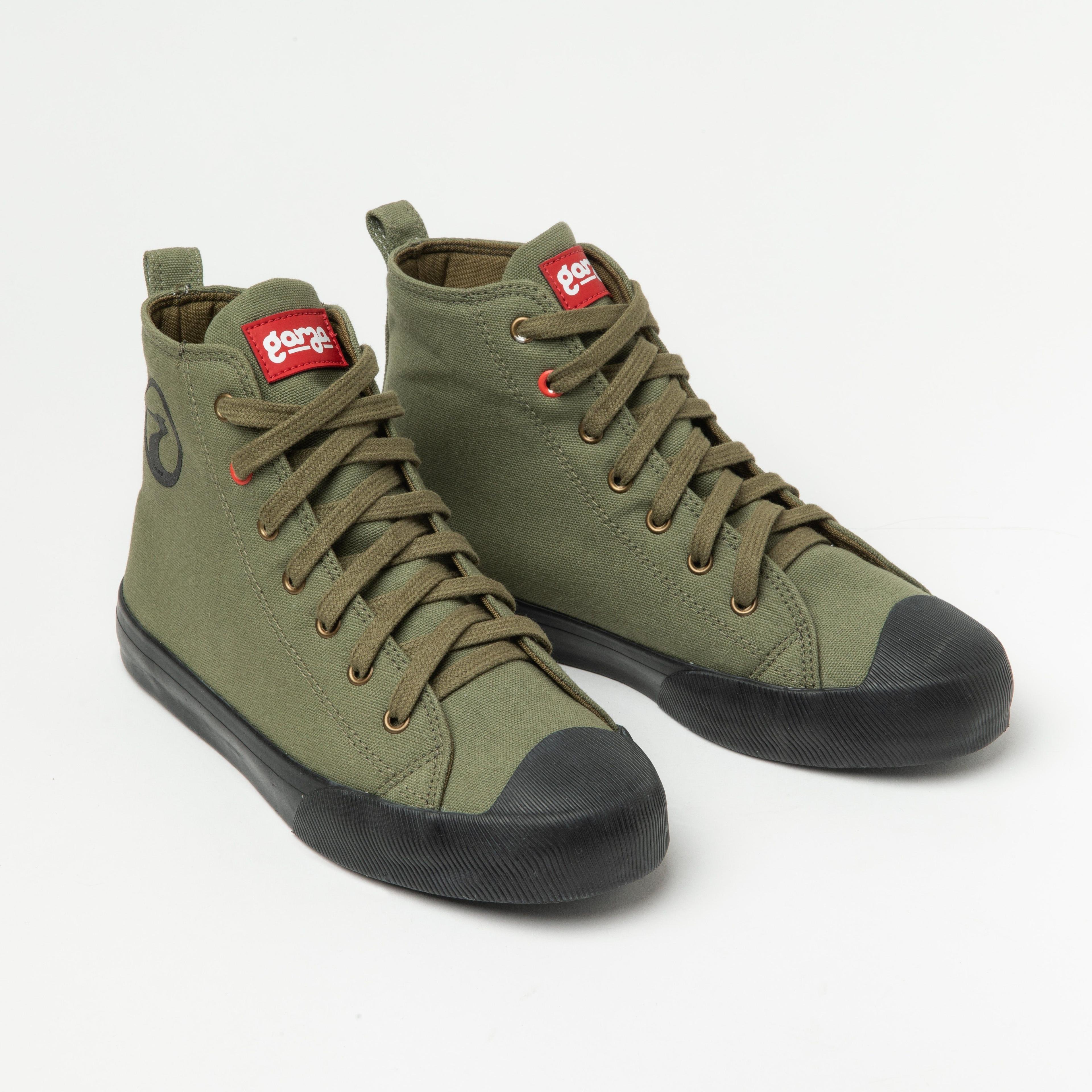 Zapatilla Urbana Unisex Garza Berna High Verde-2