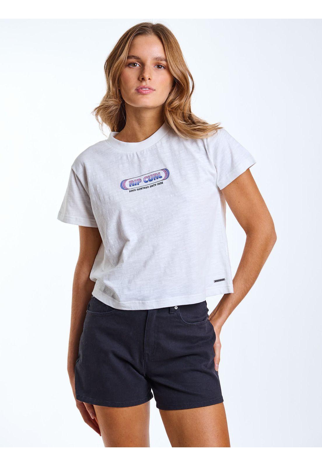 Polera MC SURFÉ Blanco Mujer Rip Curl-6