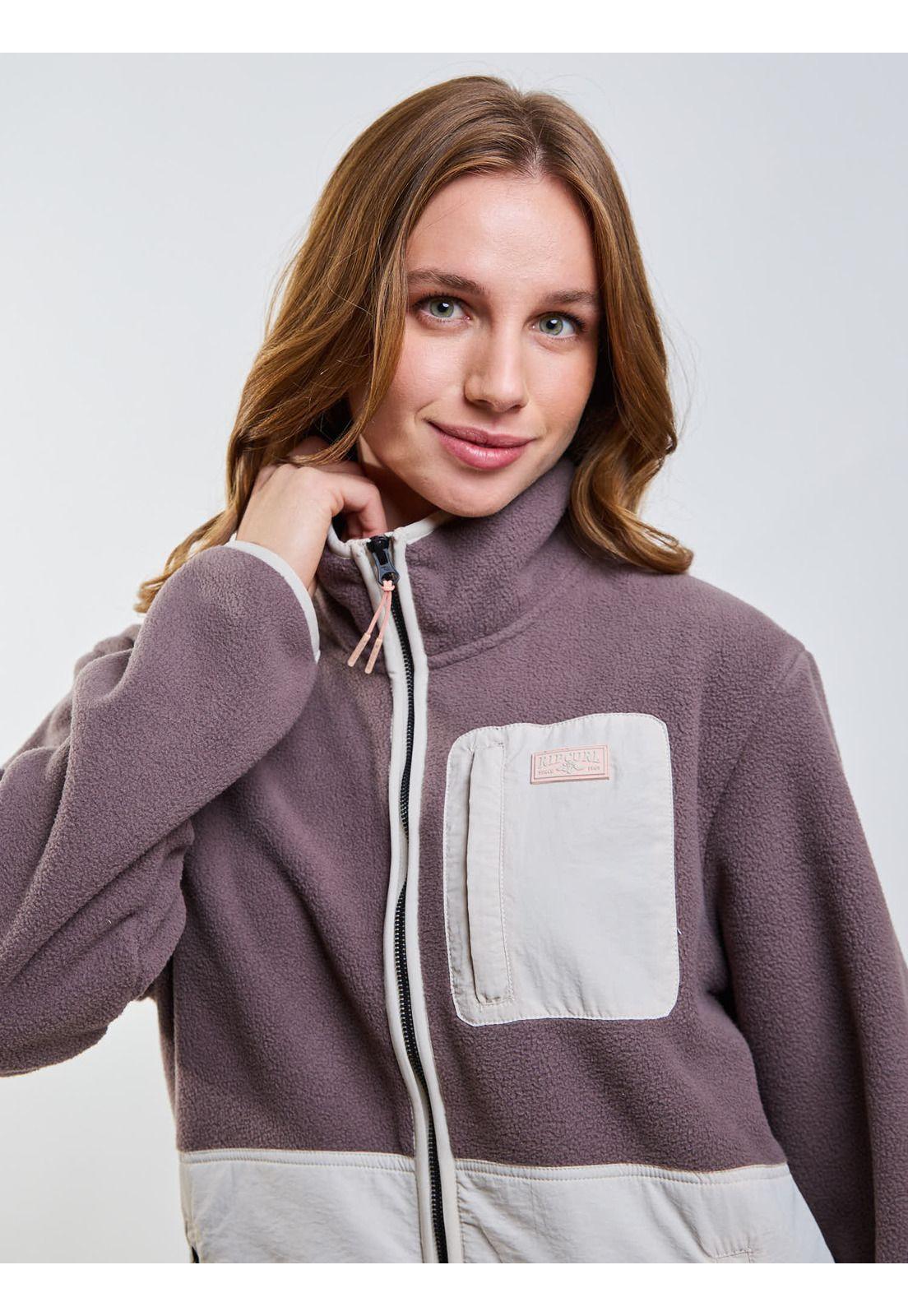 Poleron Polar Vanguard Café Mujer Rip Curl-3