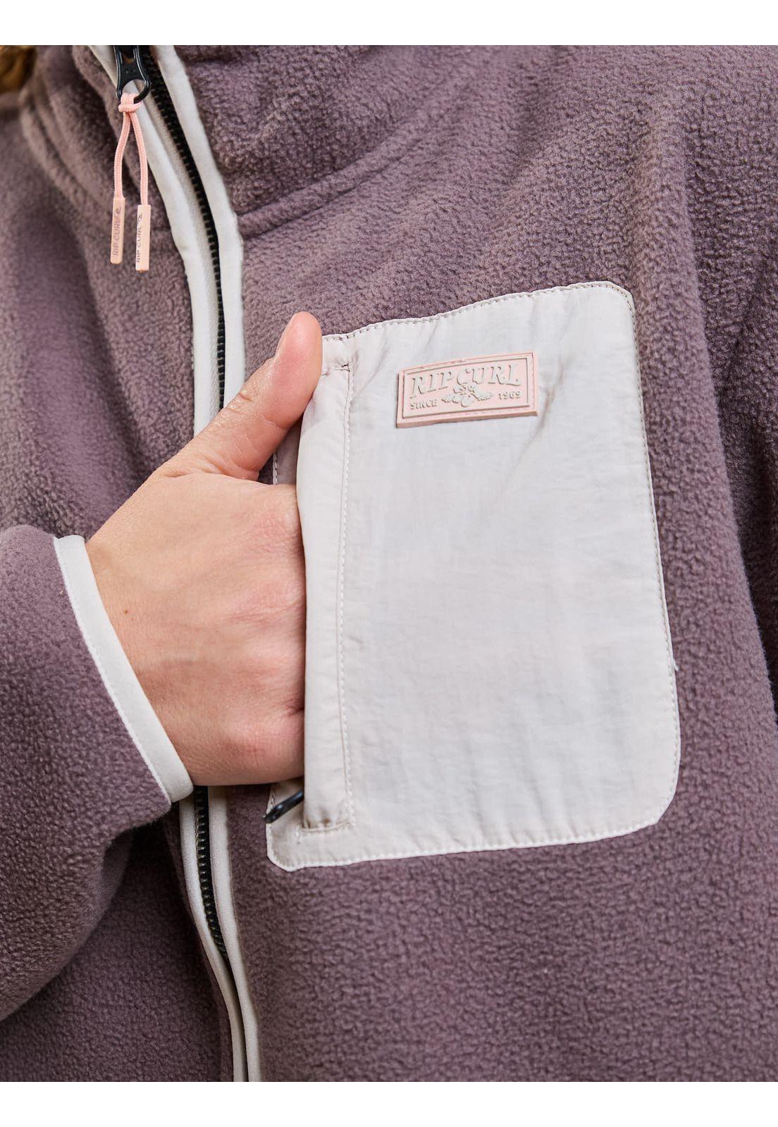 Poleron Polar Vanguard Café Mujer Rip Curl-4