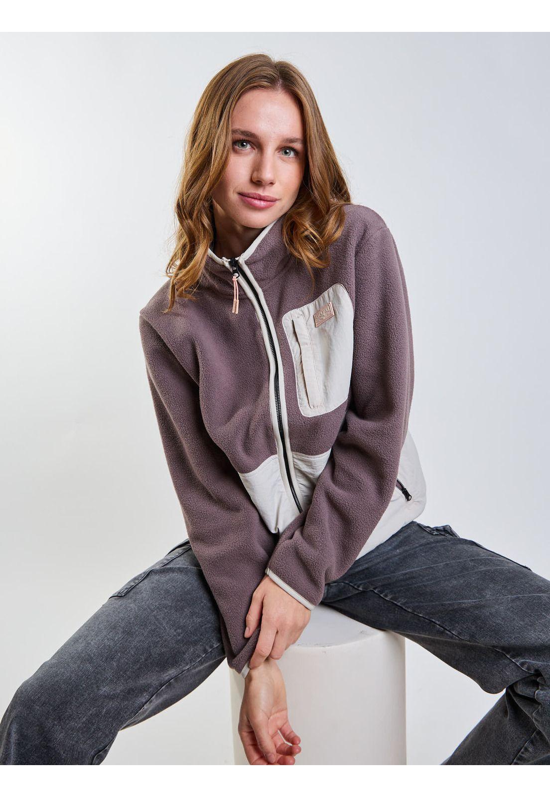 Poleron Polar Vanguard Café Mujer Rip Curl-7