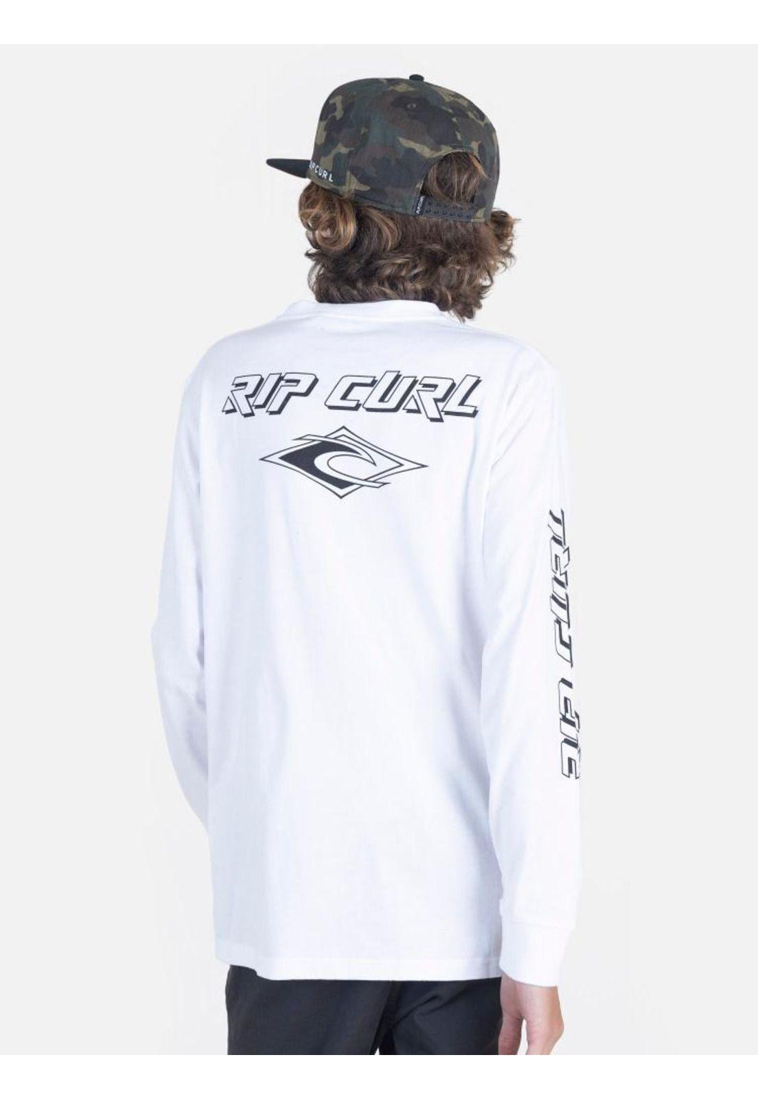 Polera Juvenil RP BLACK AND Blanco Blanco Rip Curl-1