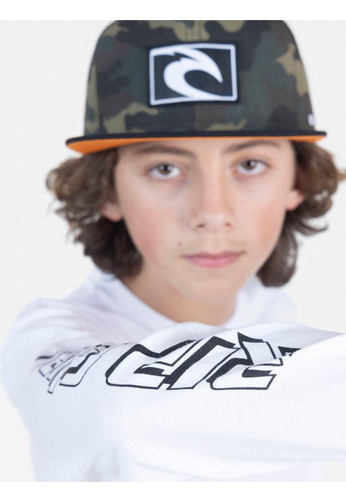 Polera Juvenil RP BLACK AND Blanco Blanco Rip Curl-4