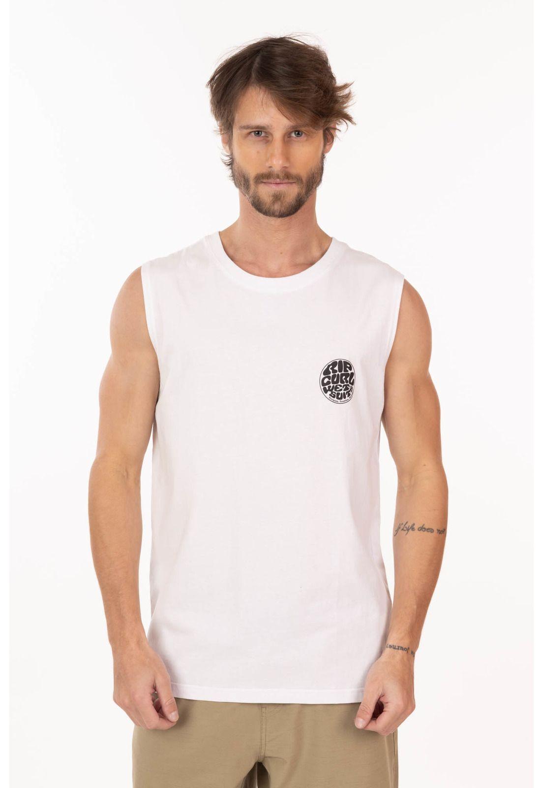 Polera SM Reefcrest Blanco Hombre Rip Curl-0
