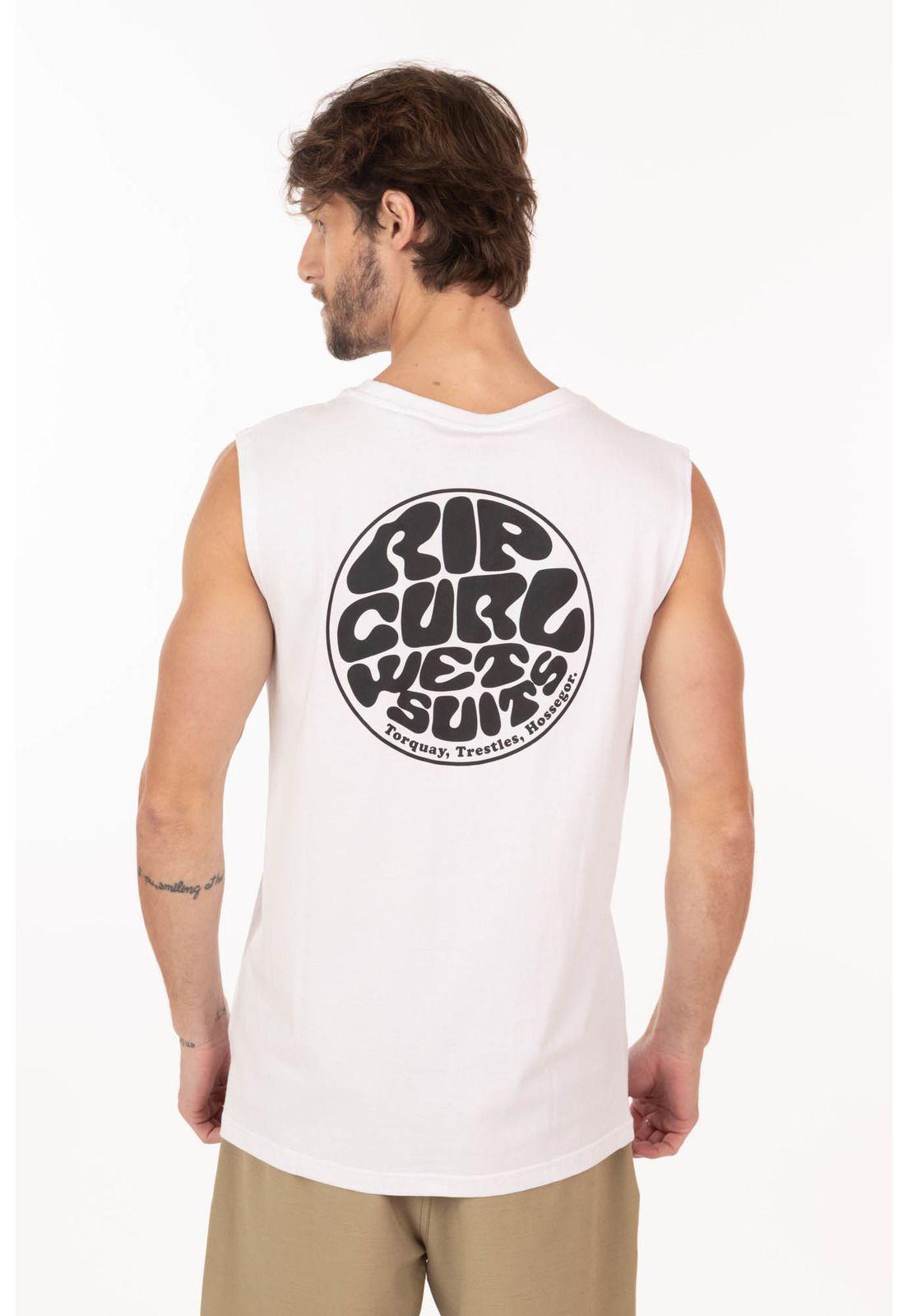 Polera SM Reefcrest Blanco Hombre Rip Curl-1