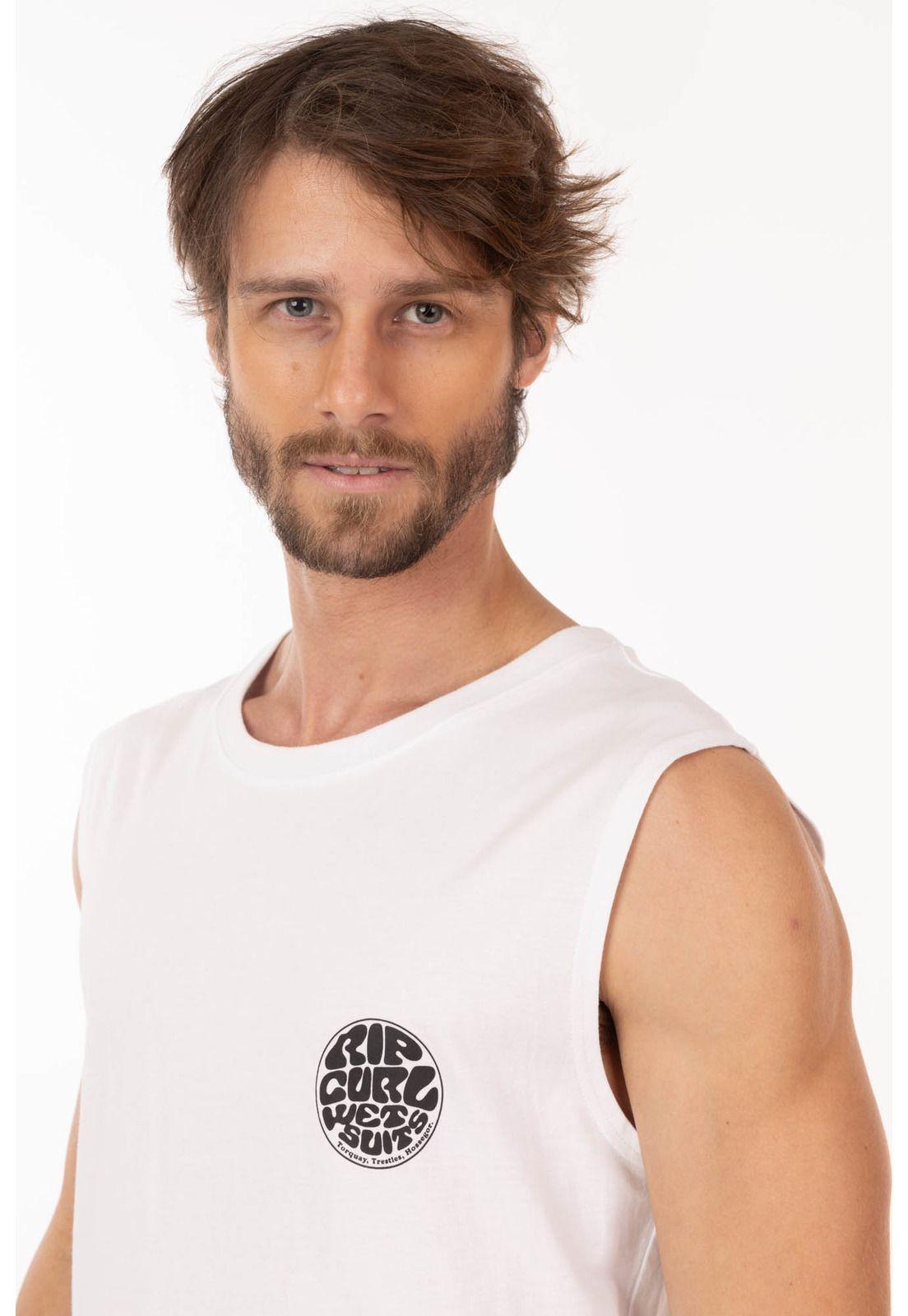 Polera SM Reefcrest Blanco Hombre Rip Curl-2