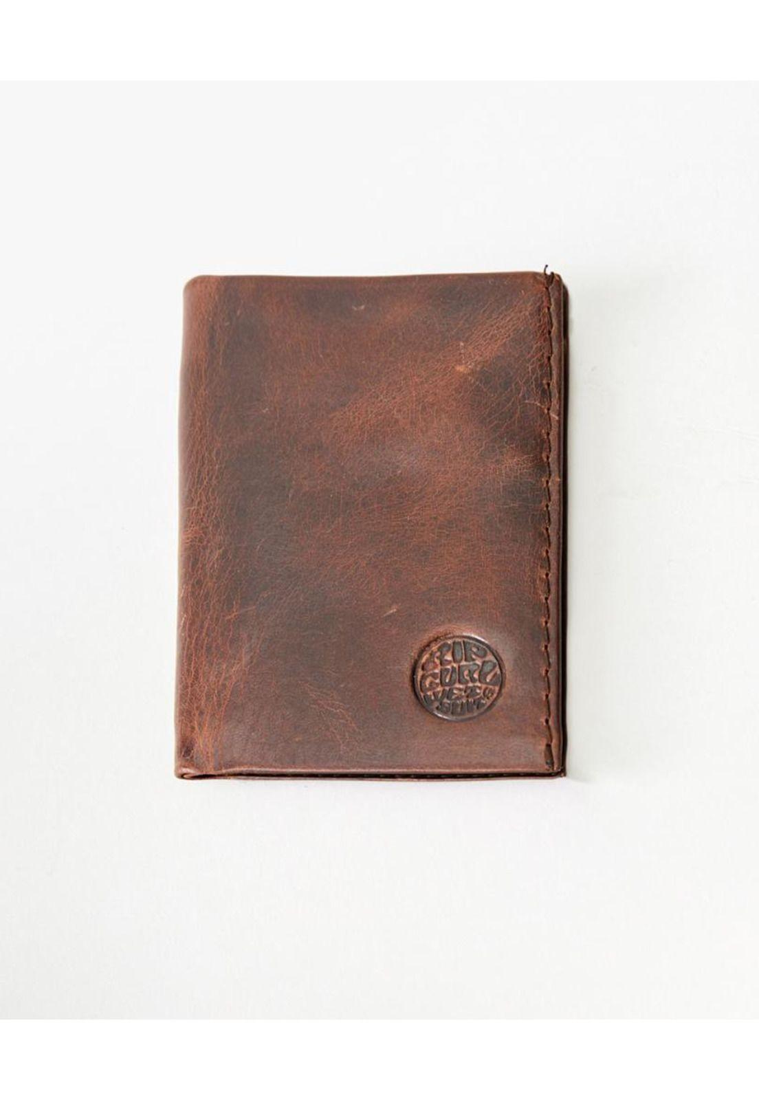 Billetera TEXAS RFID SLIM Hombre Café Rip Curl-0