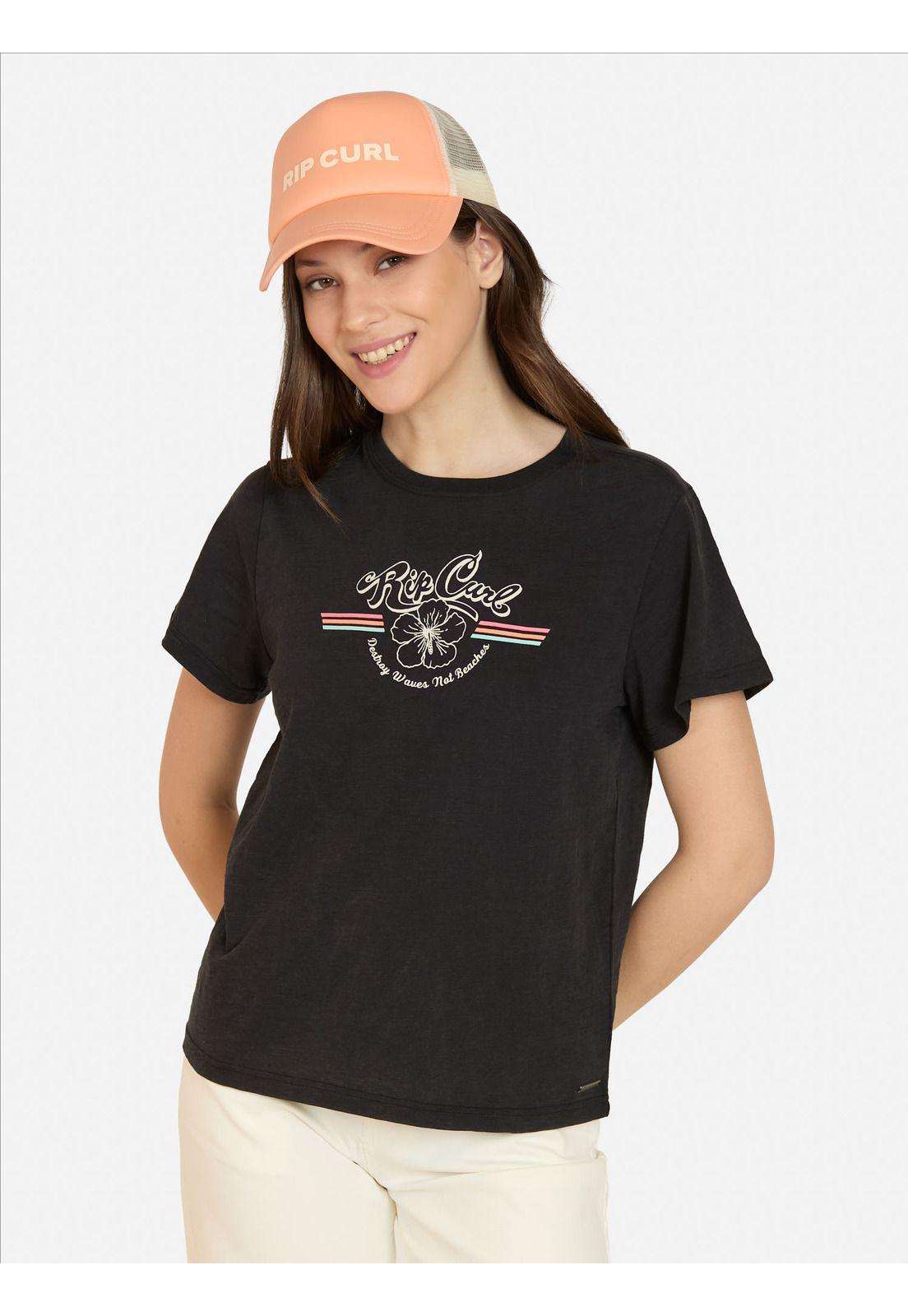 Polera MC Aquafoam Negro Mujer Rip Curl-0