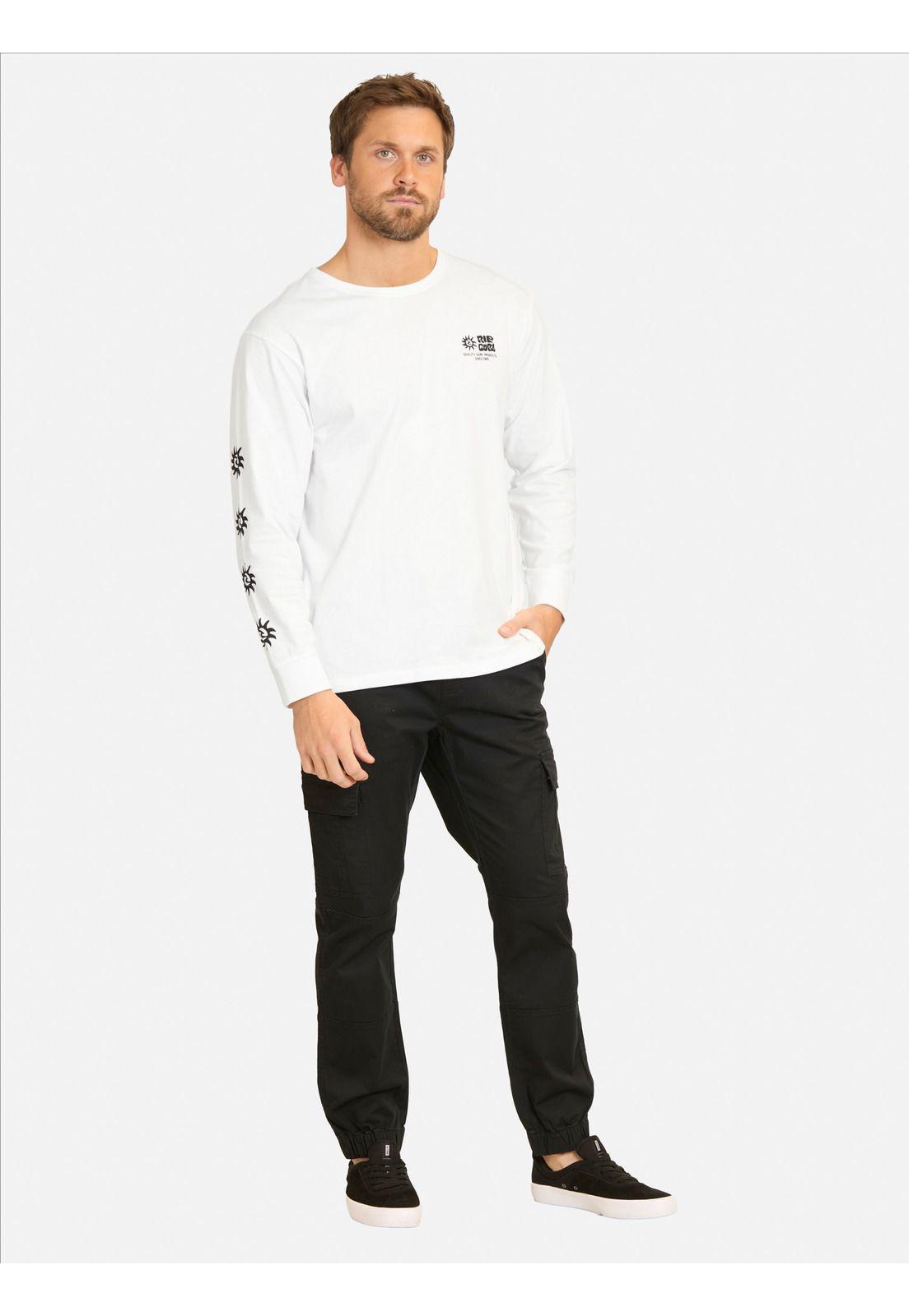 Polera ML Mist Blanco Hombre Rip Curl-3