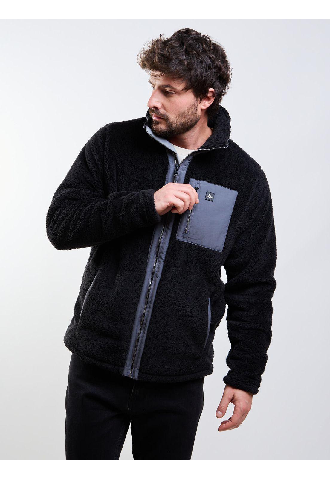 Poleron Chiporro Foam Negro Hombre Rip Curl-5