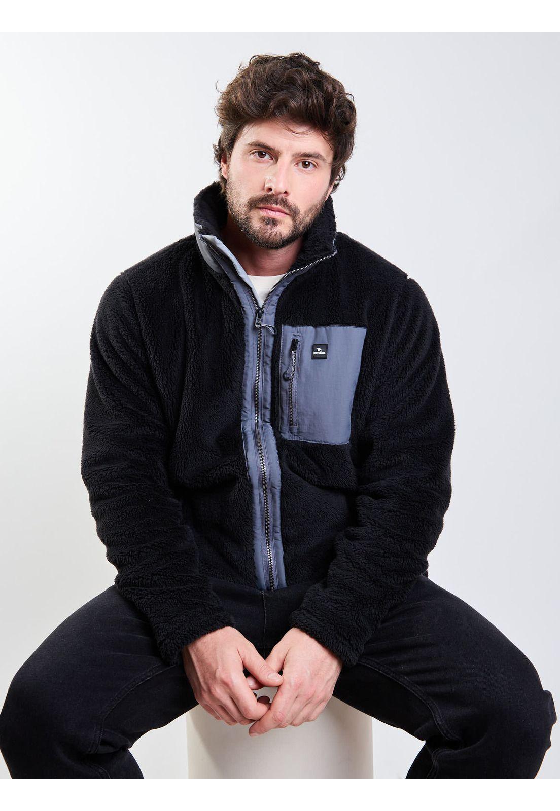 Poleron Chiporro Foam Negro Hombre Rip Curl-6