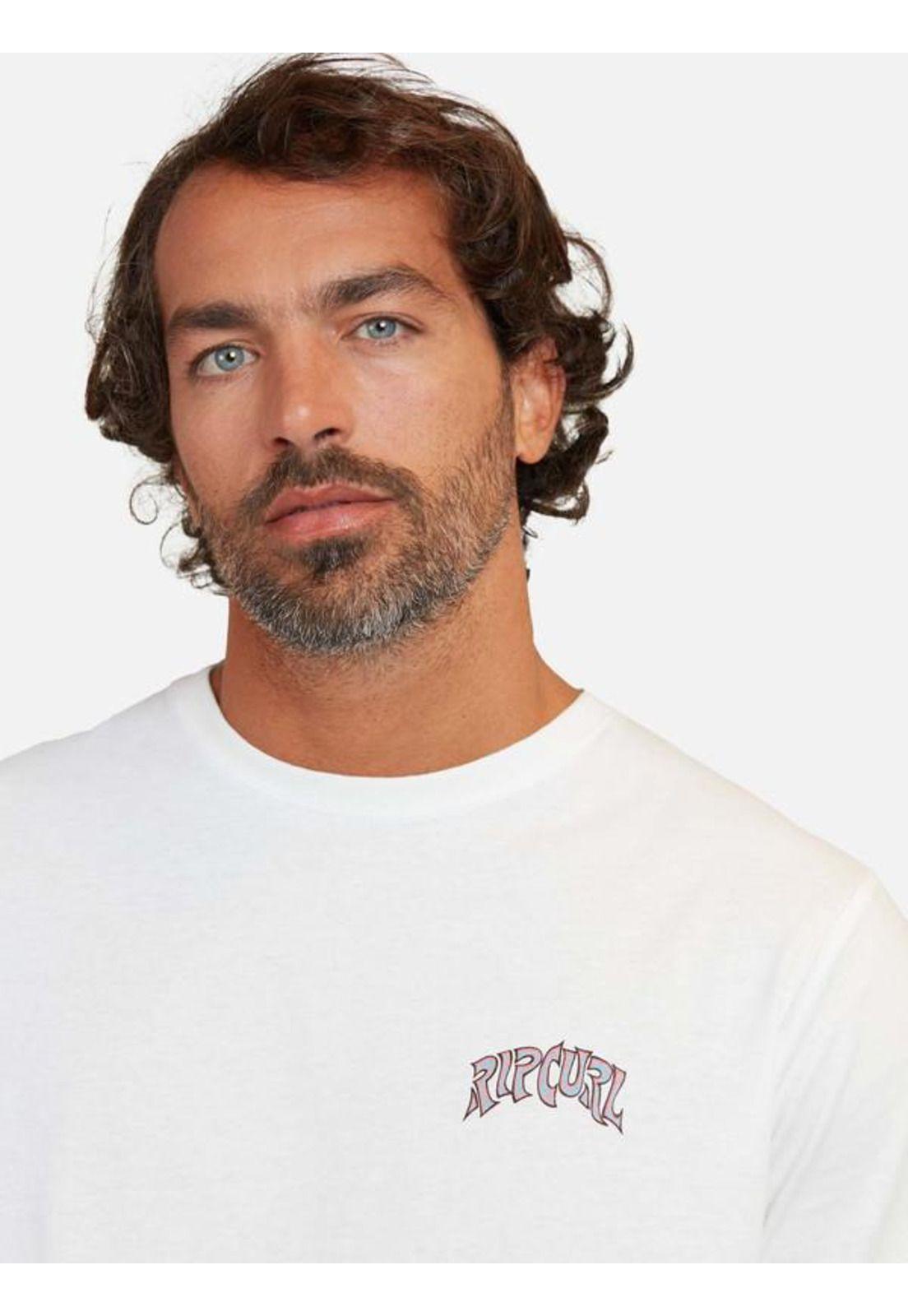 Polera M/C Tribal Diamond Blanco Hombre Ripcurl-2