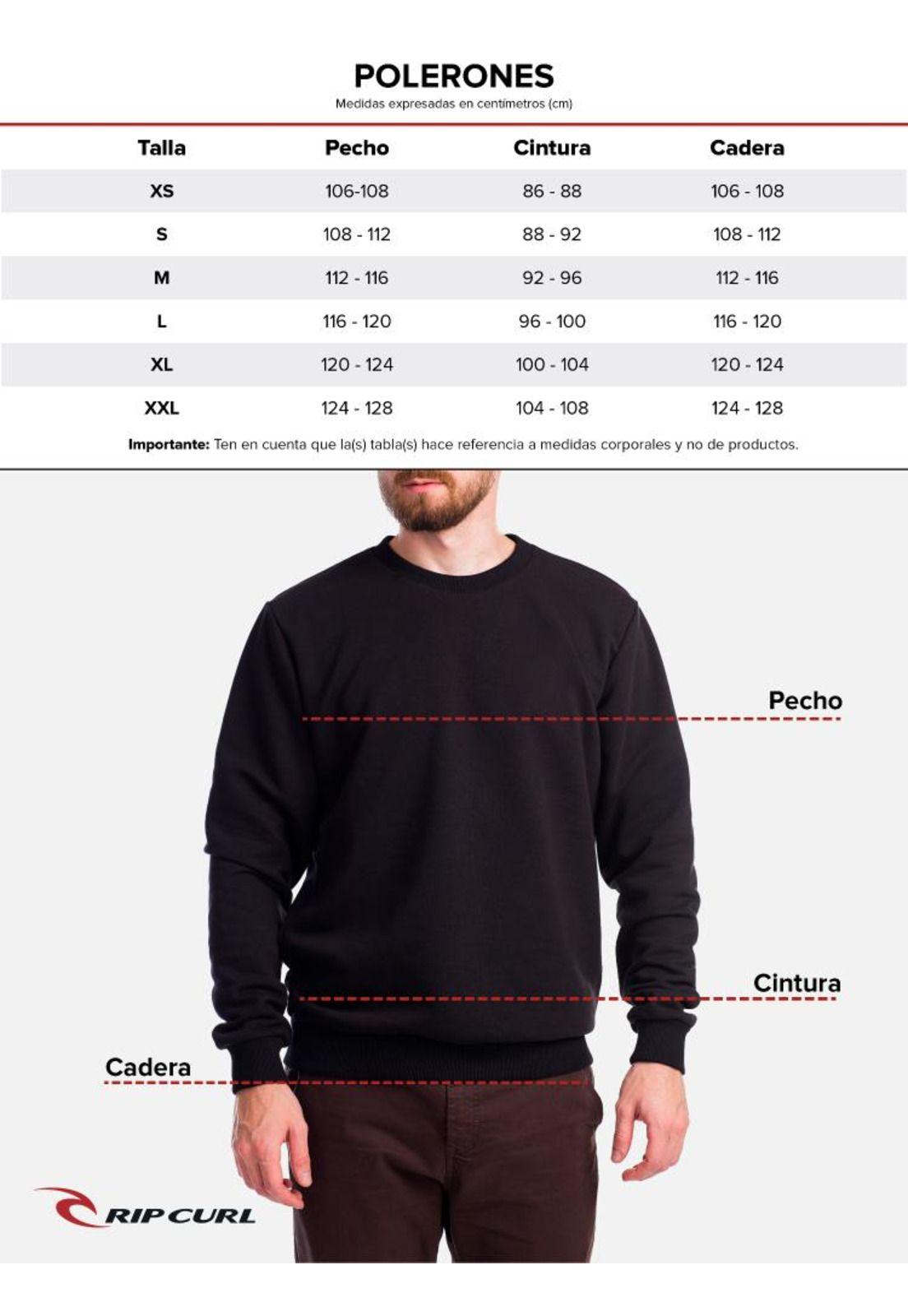 Poleron Wetsuit logo Hoodie Azul Hombre Rip Curl-4