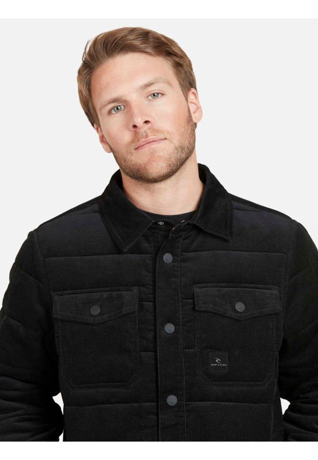 Casaca CORDUROY SHIRT Hombre Negro Rip Curl-3