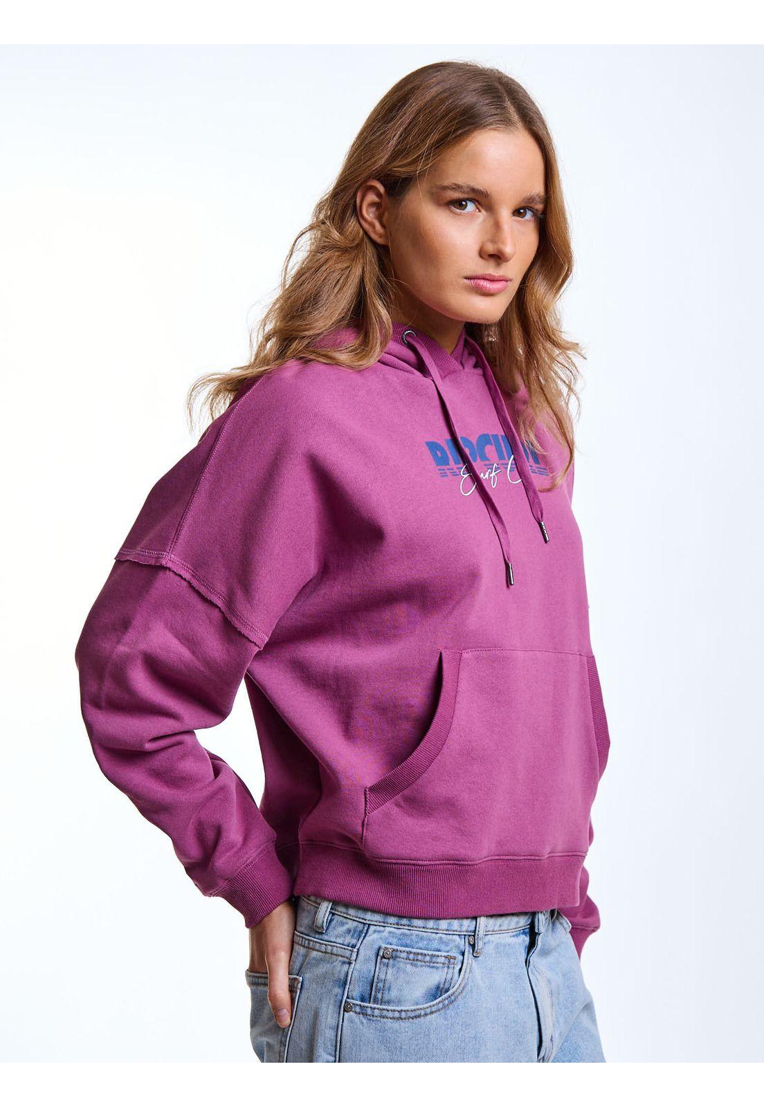 Poleron Canguro Buchu Rosado Mujer Rip Curl-3