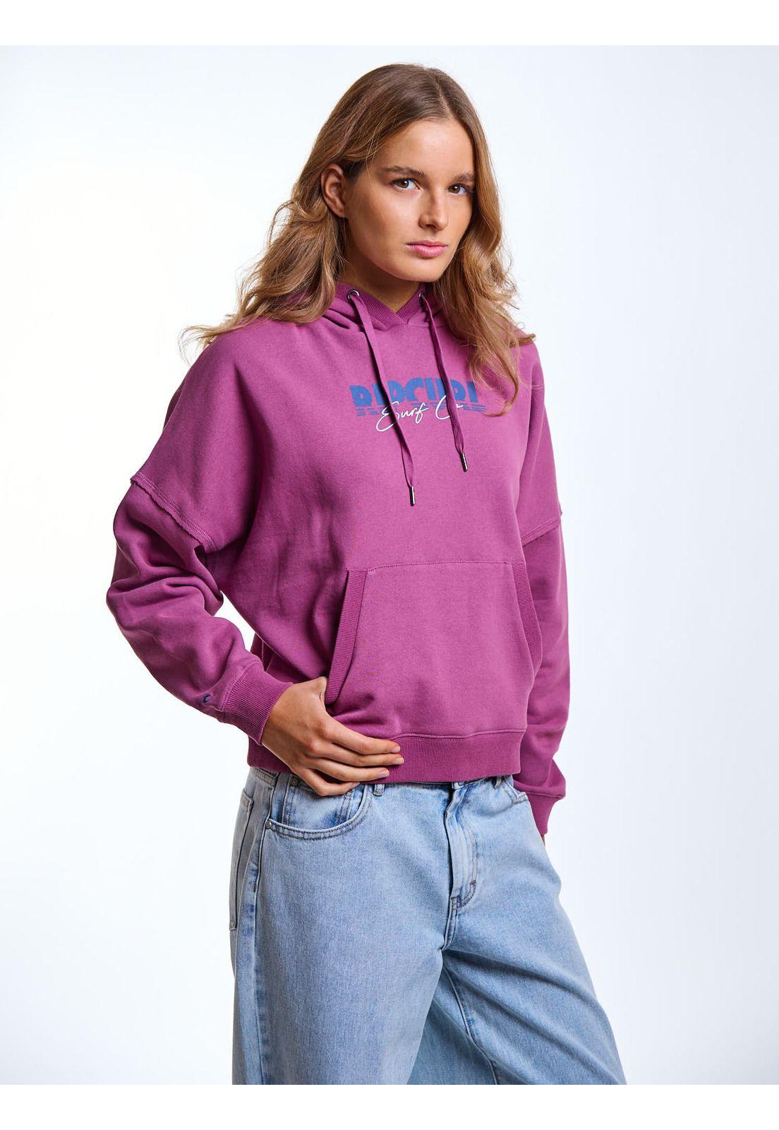 Poleron Canguro Buchu Rosado Mujer Rip Curl-5
