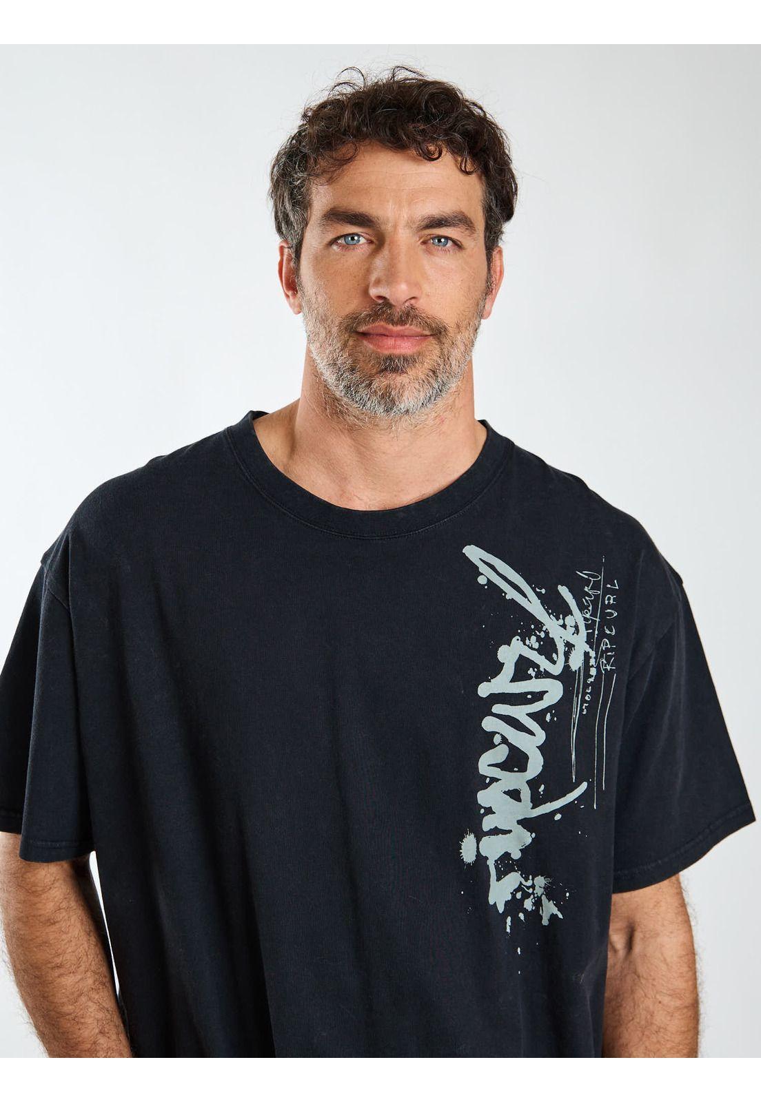 Polera MC Oversize Nomad Negro Hombre Rip Curl-5