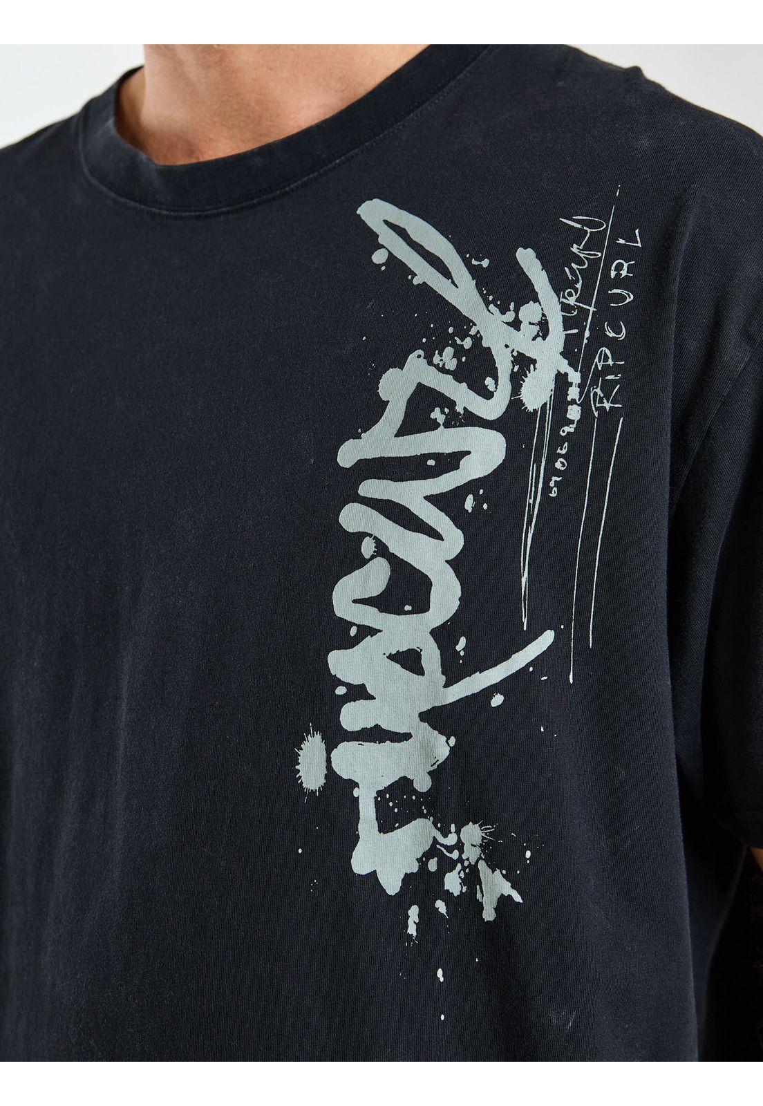 Polera MC Oversize Nomad Negro Hombre Rip Curl-6