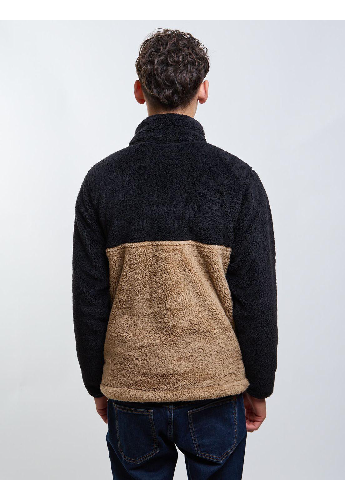 Poleron Chiporro Motionless Café Infantil Rip Curl-1