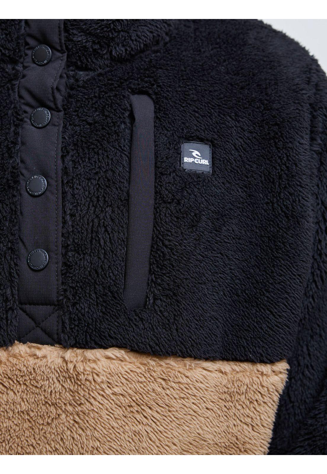 Poleron Chiporro Motionless Café Infantil Rip Curl-4