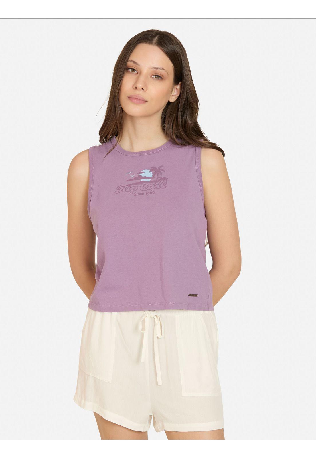 Polera MC Sunsetwave Rosado Mujer Rip Curl-0