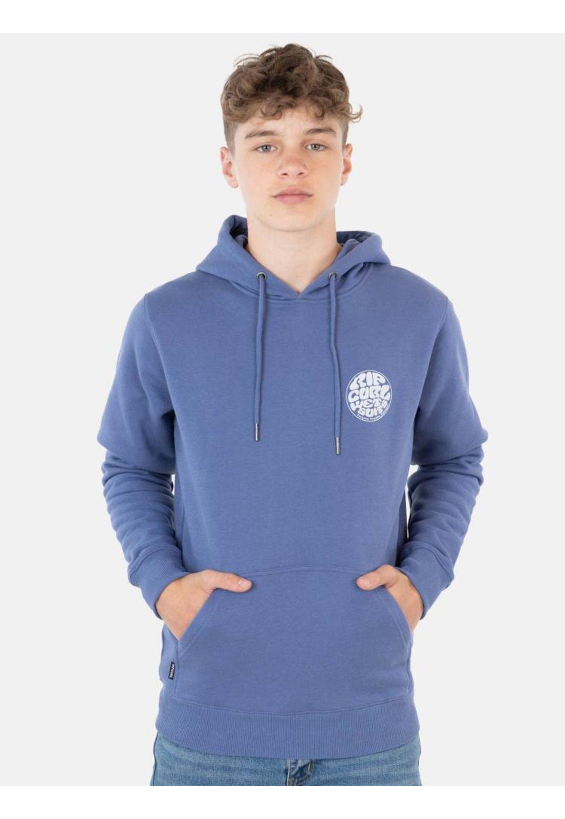 Poleron Wetsuit Logo Azul Infantil Rip Curl-0