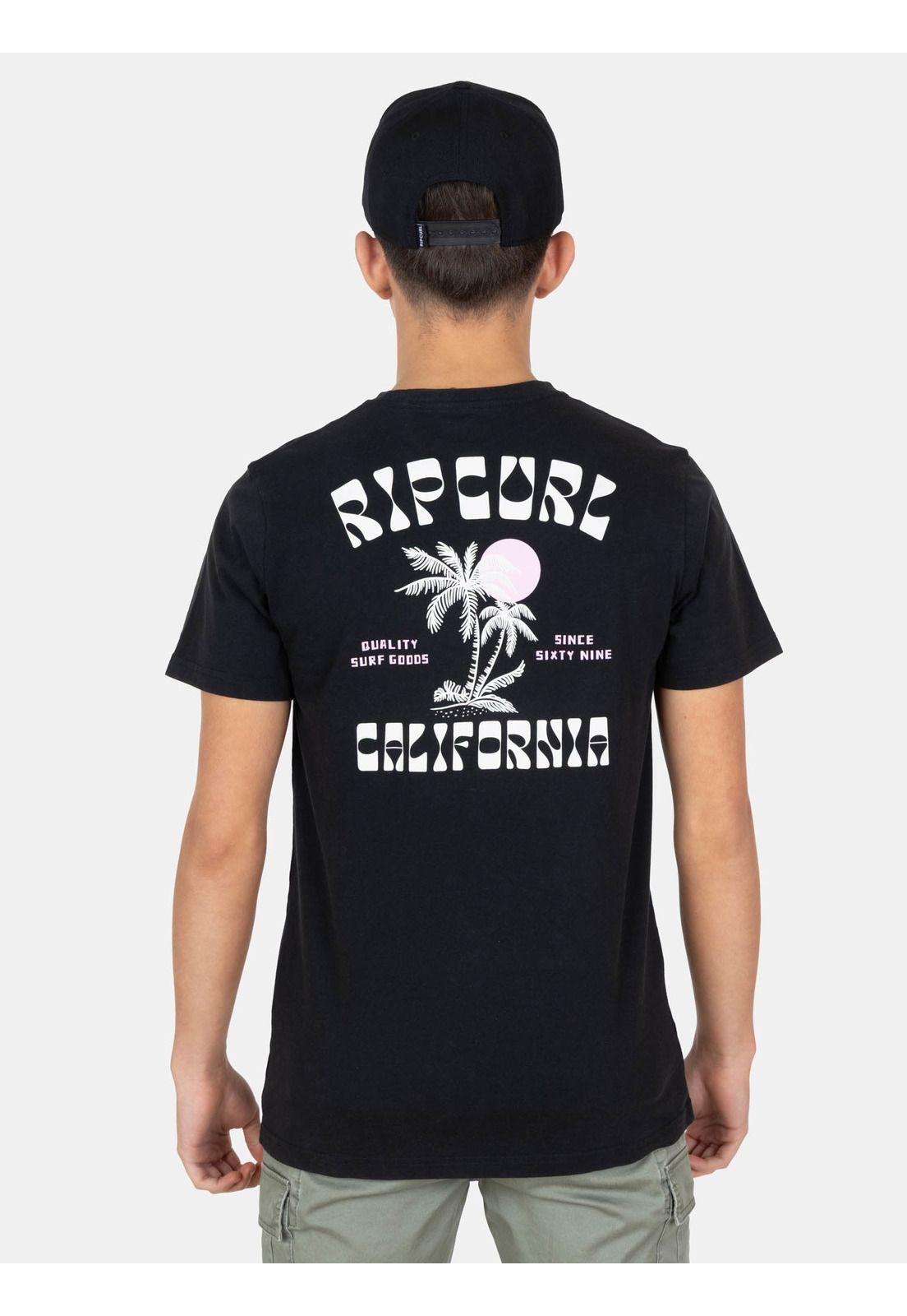 Polera MC Saltline Negro Infantil Rip Curl-1