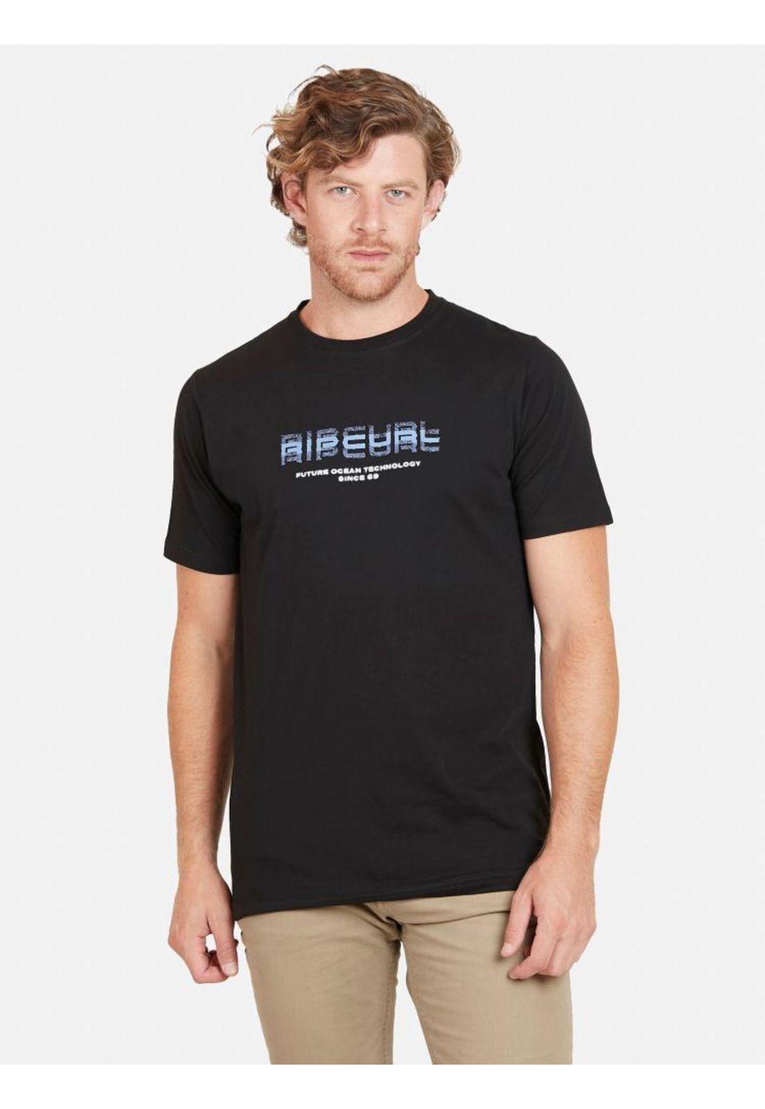 Polera FUTURE OCEAN TEE Hombre Negro Rip Curl-0