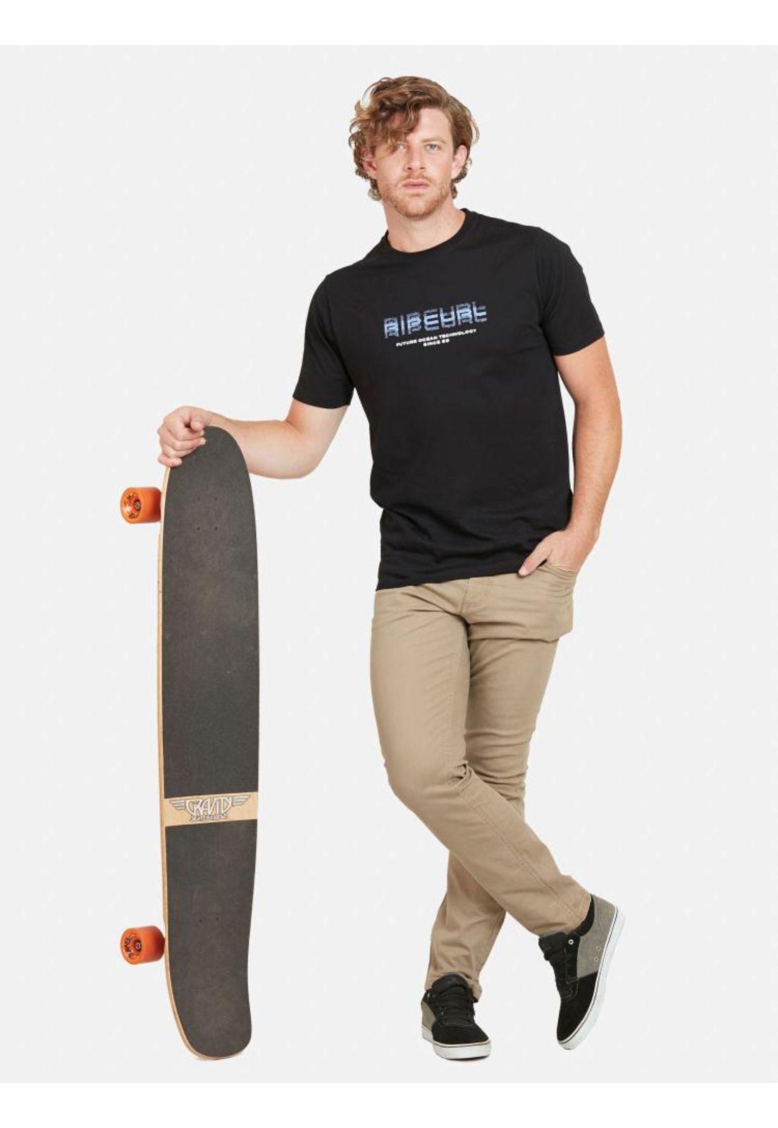 Polera FUTURE OCEAN TEE Hombre Negro Rip Curl-4