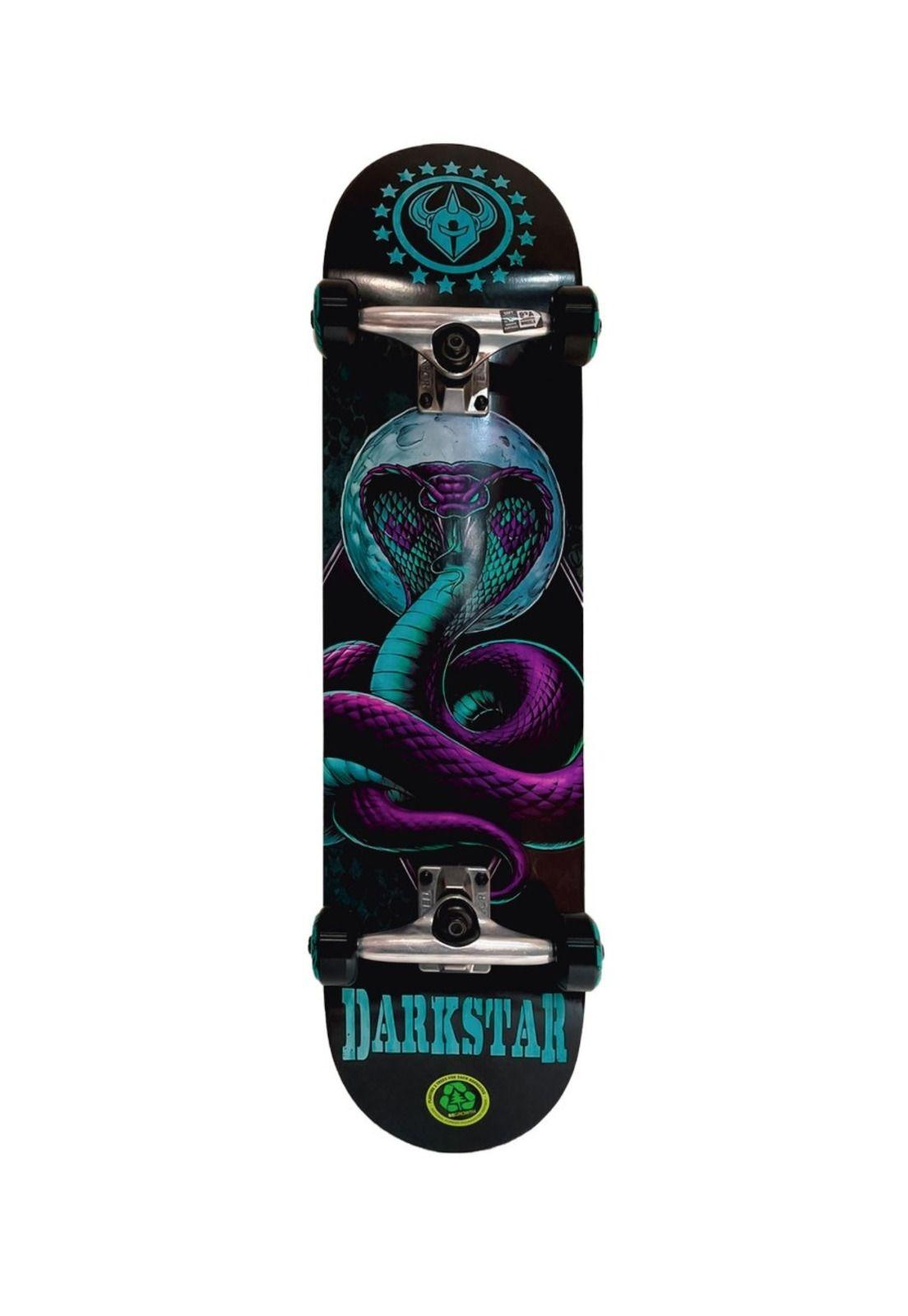Skate Darkstar Snake Aqua-Negro-0