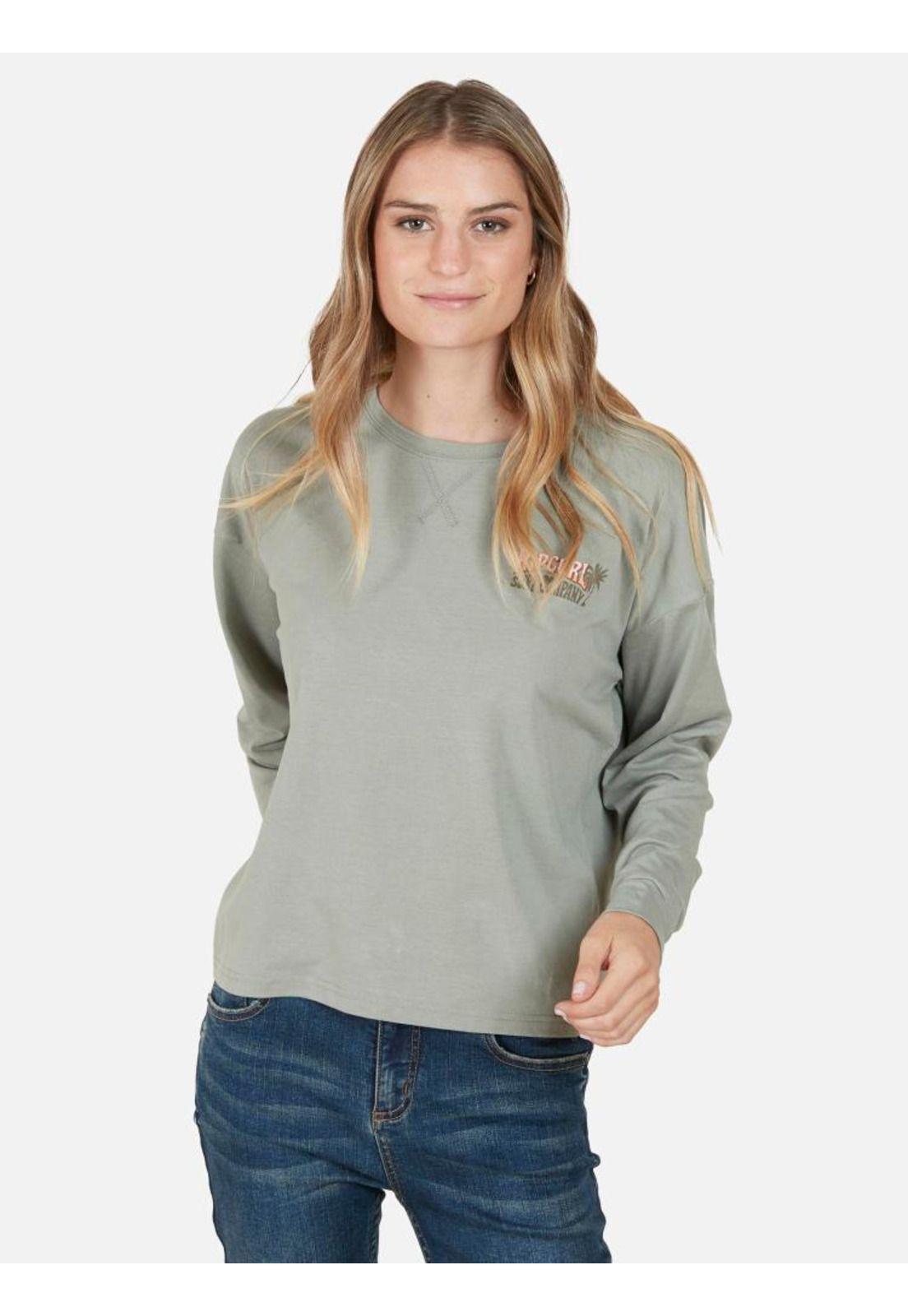 Polera 6P294-WI22 Mujer Verde Rip Curl-0