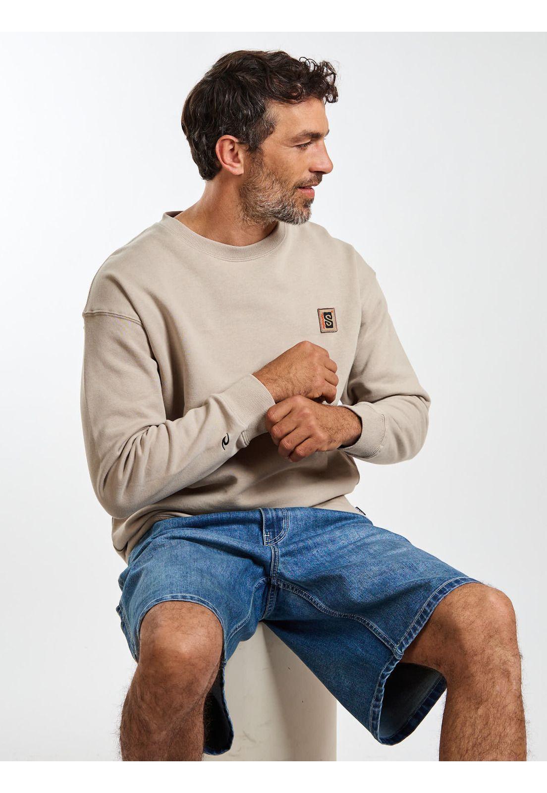 Poleron CR Lowtide Beige Hombre Rip Curl-0