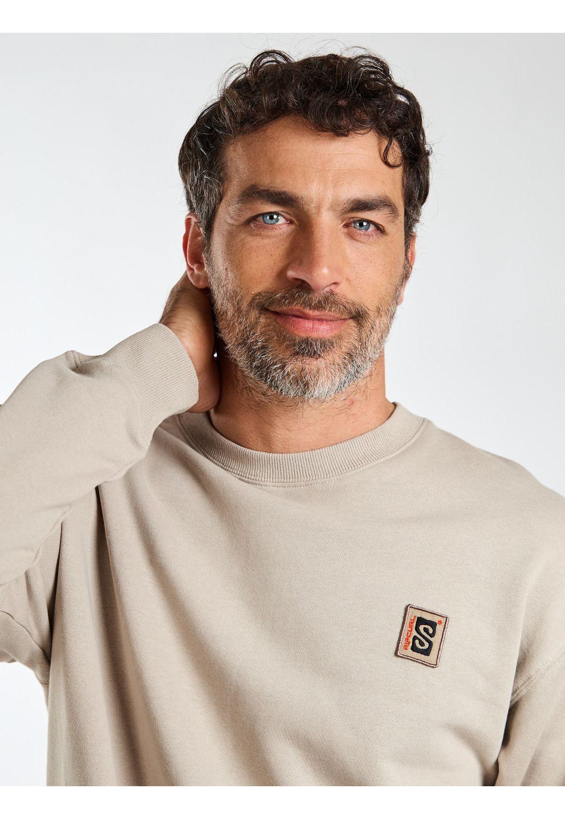 Poleron CR Lowtide Beige Hombre Rip Curl-4