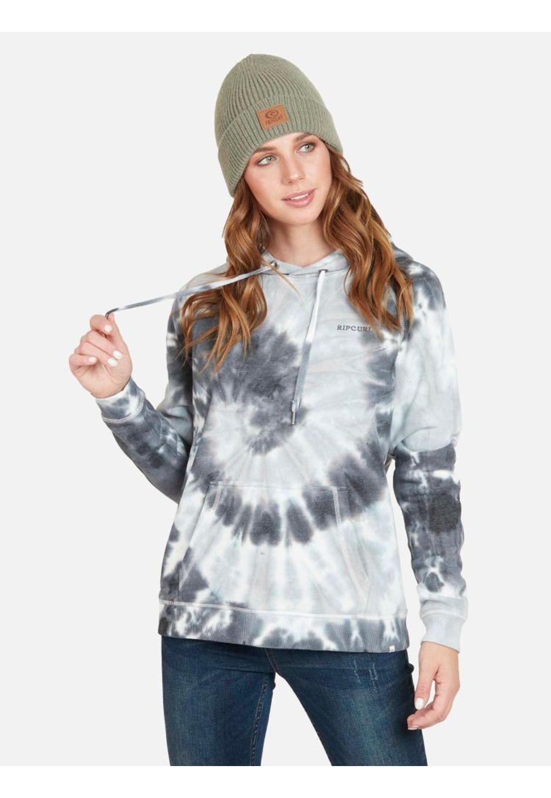 Poleron DEEP BLUE SPIRAL CURL Mujer Multicolor Rip Curl-0