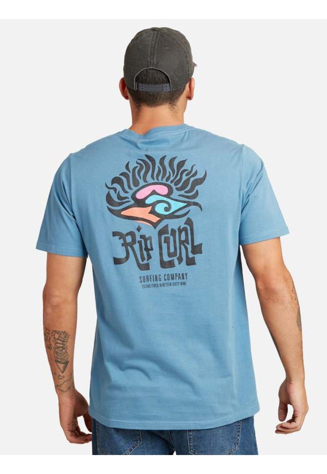 Polera Hawaii Tribe Denim Hombre Ripcurl-1